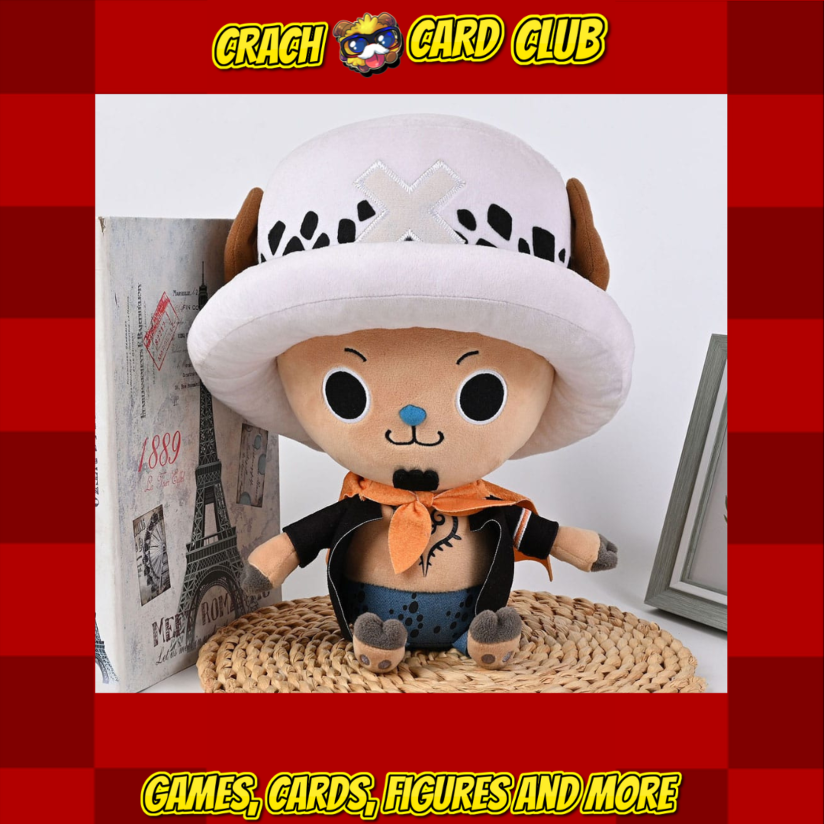 One Piece One Piece Plush Figure Chopper x Law New World Ver. 20 cm