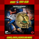 warhammer 40K Space Marine MKVII Helmet Gold Keychain - Warhammer 40K