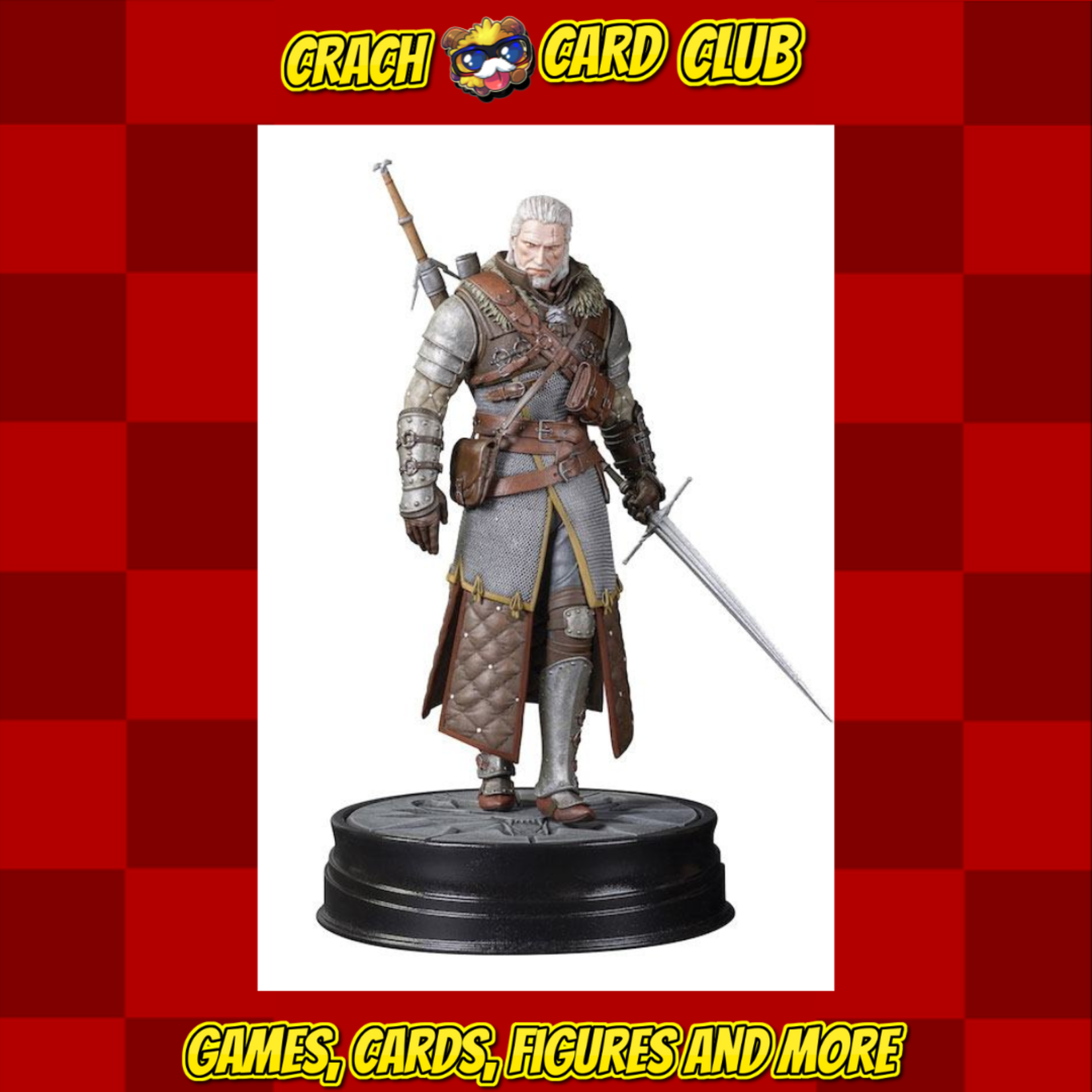 The Witcher Witcher 3 Wild Hunt PVC Statue Geralt Grandmaster Ursine 24 cm