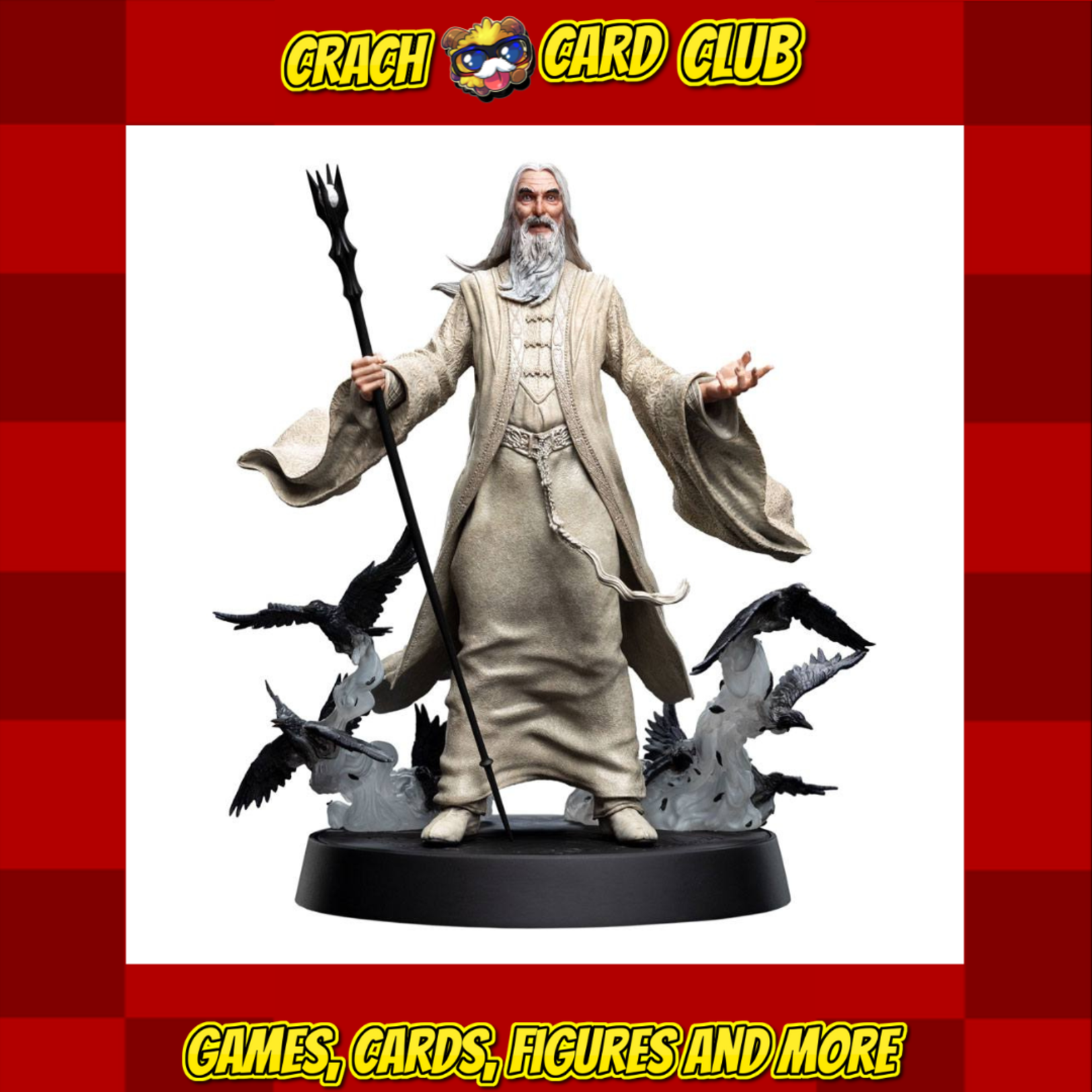 lord of the rings The Lord of the Rings Figures of Fandom PVC Statue Saruman the White 26 cm