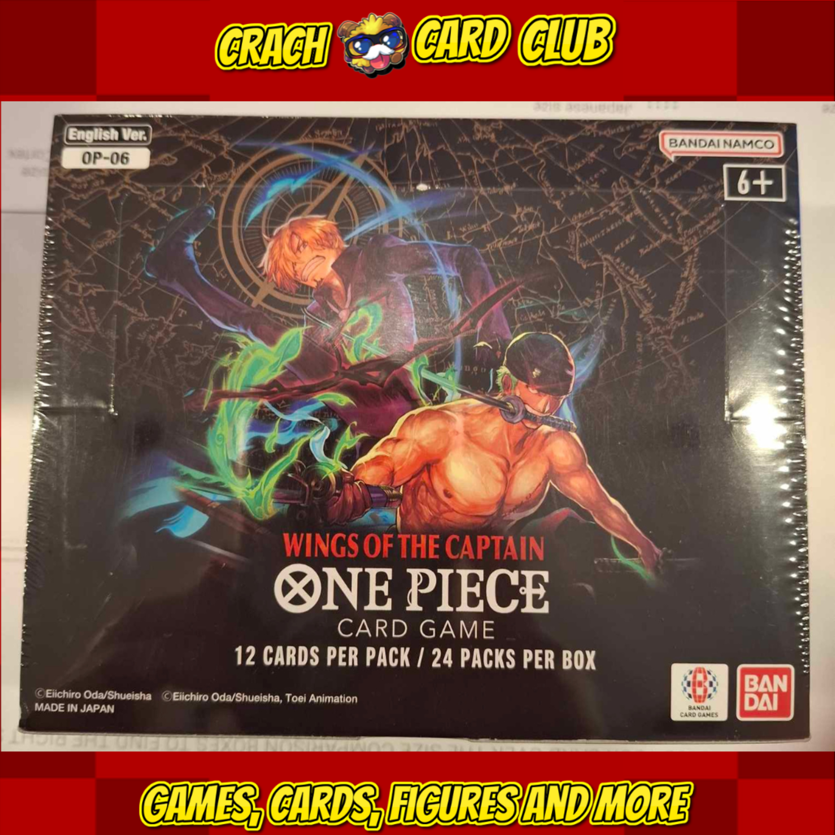 One Piece One Piece Card Game OP06 Booster Display (24 Packs) - EN