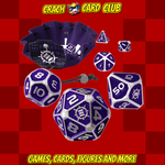 DnD ENHANCE Tabletop RPGs 7pc Metal RPG Dice (Collector's Edition Purple)