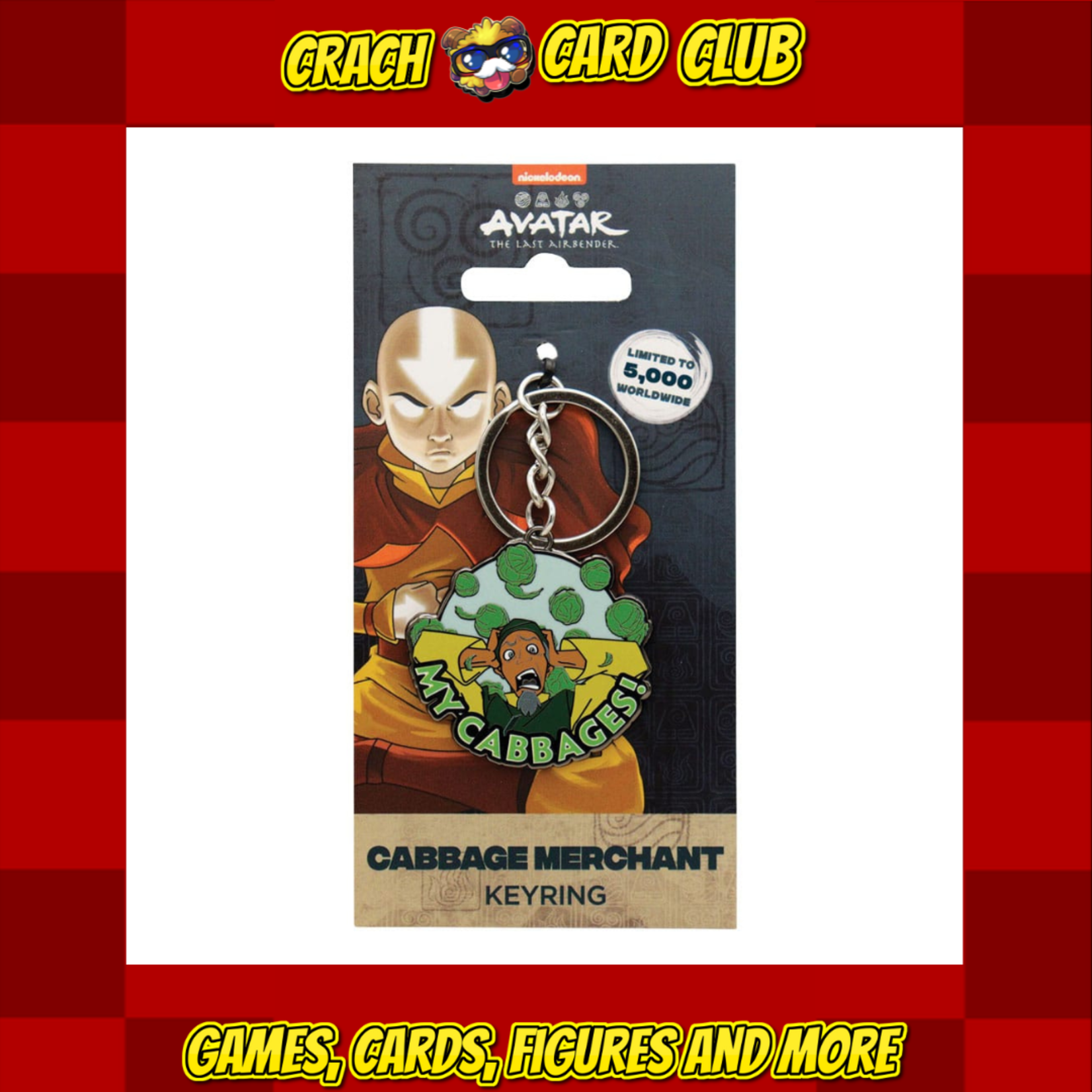 Avatar the last airbender Avatar The Last Airbender Keychain Cabbage Merchant Limited Edition