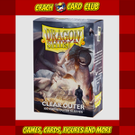 Dragon Shield Dragon Shield Standard Size Outer Sleeves - Matte Clear (100 Sleeves)