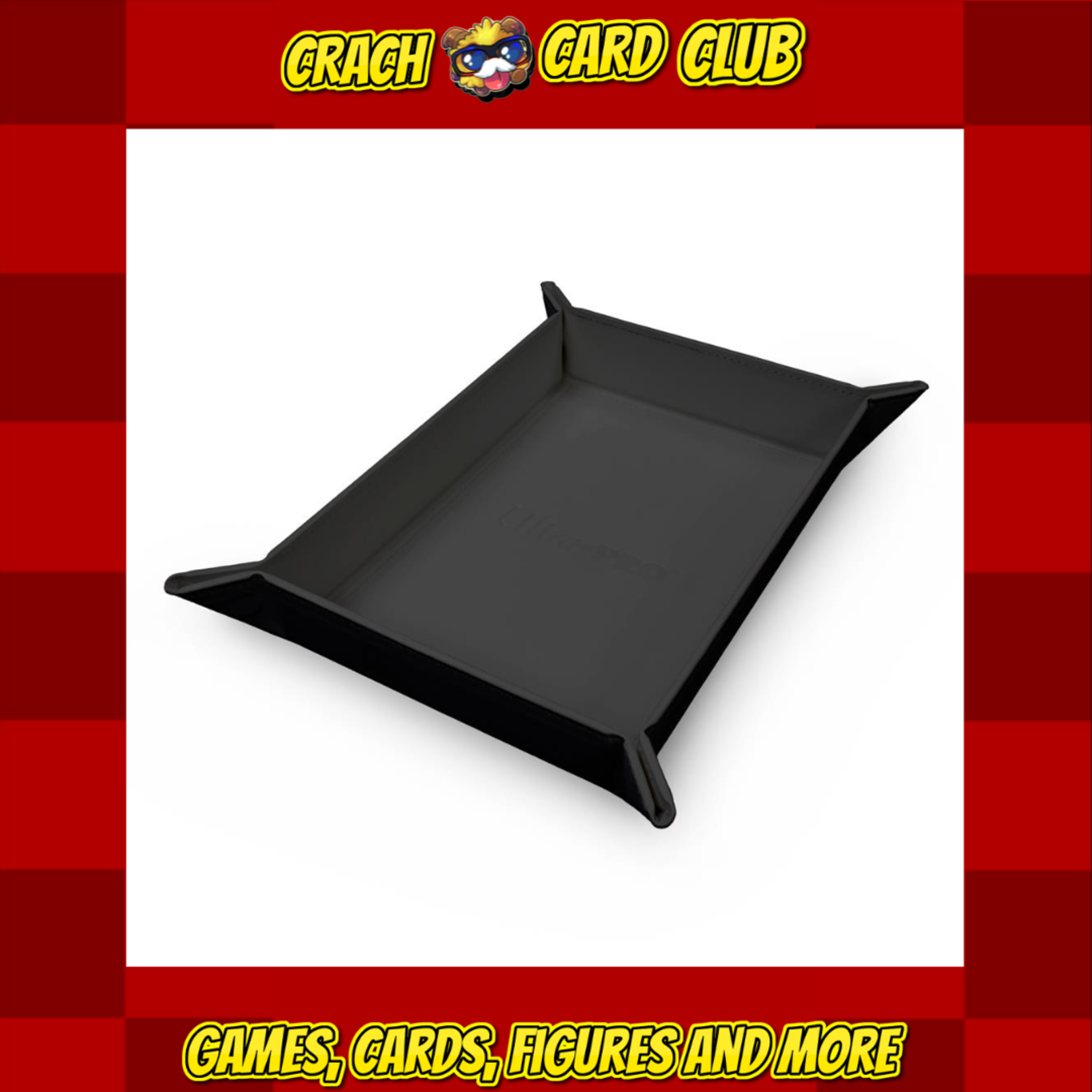 Ultra Pro UP - Vivid Magnetic Foldable Dice Tray: Black