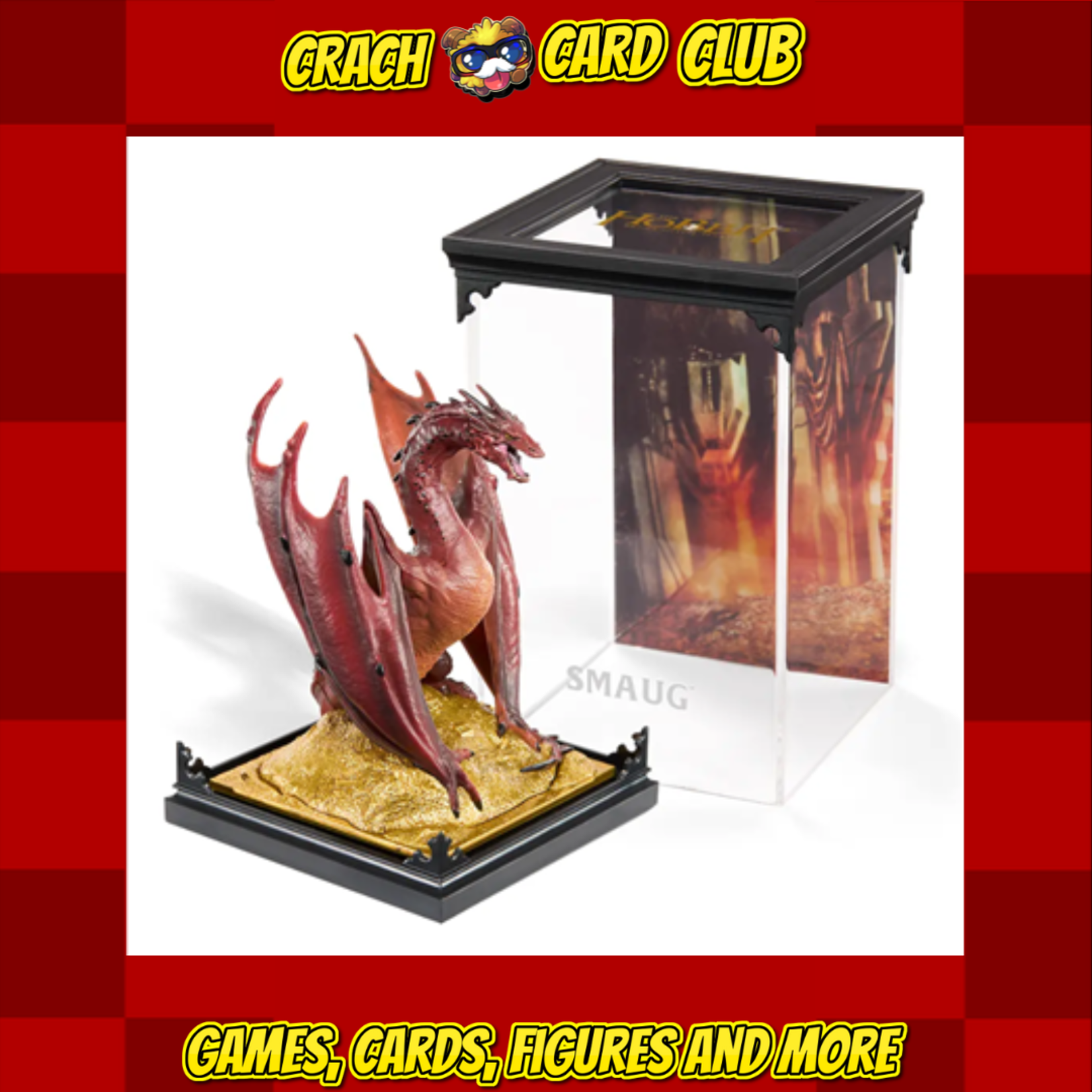 lord of the rings Smaug Diorama - Bilbo the Hobbit - Collector's Figurine