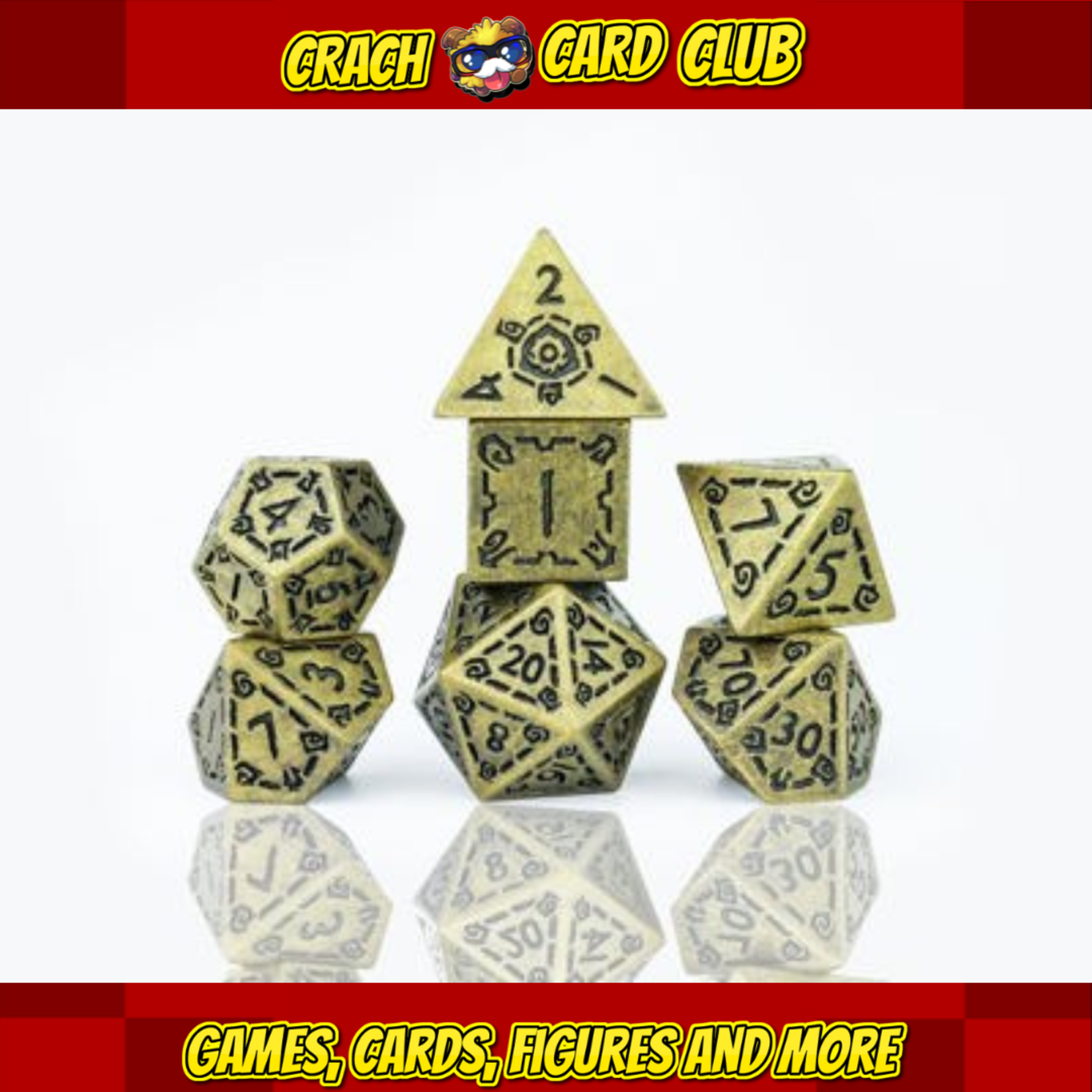 sirius dice Sirius Dice - Dice Set - Illusory Metal - Gold