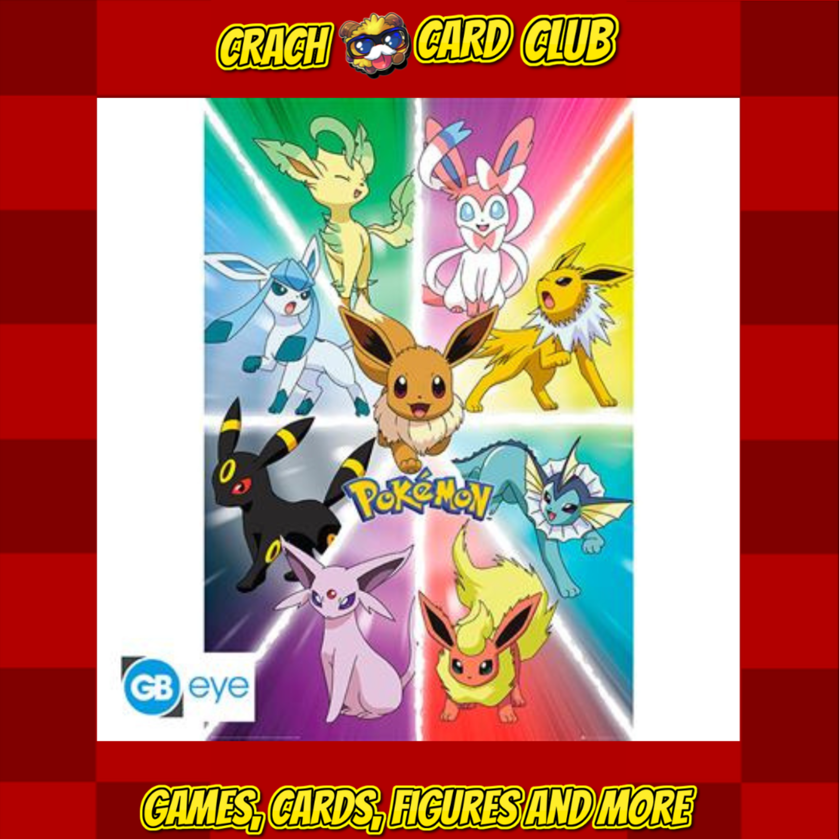 Pokemon POKEMON - Poster Maxi 91.5x61 - Eevee Evolution