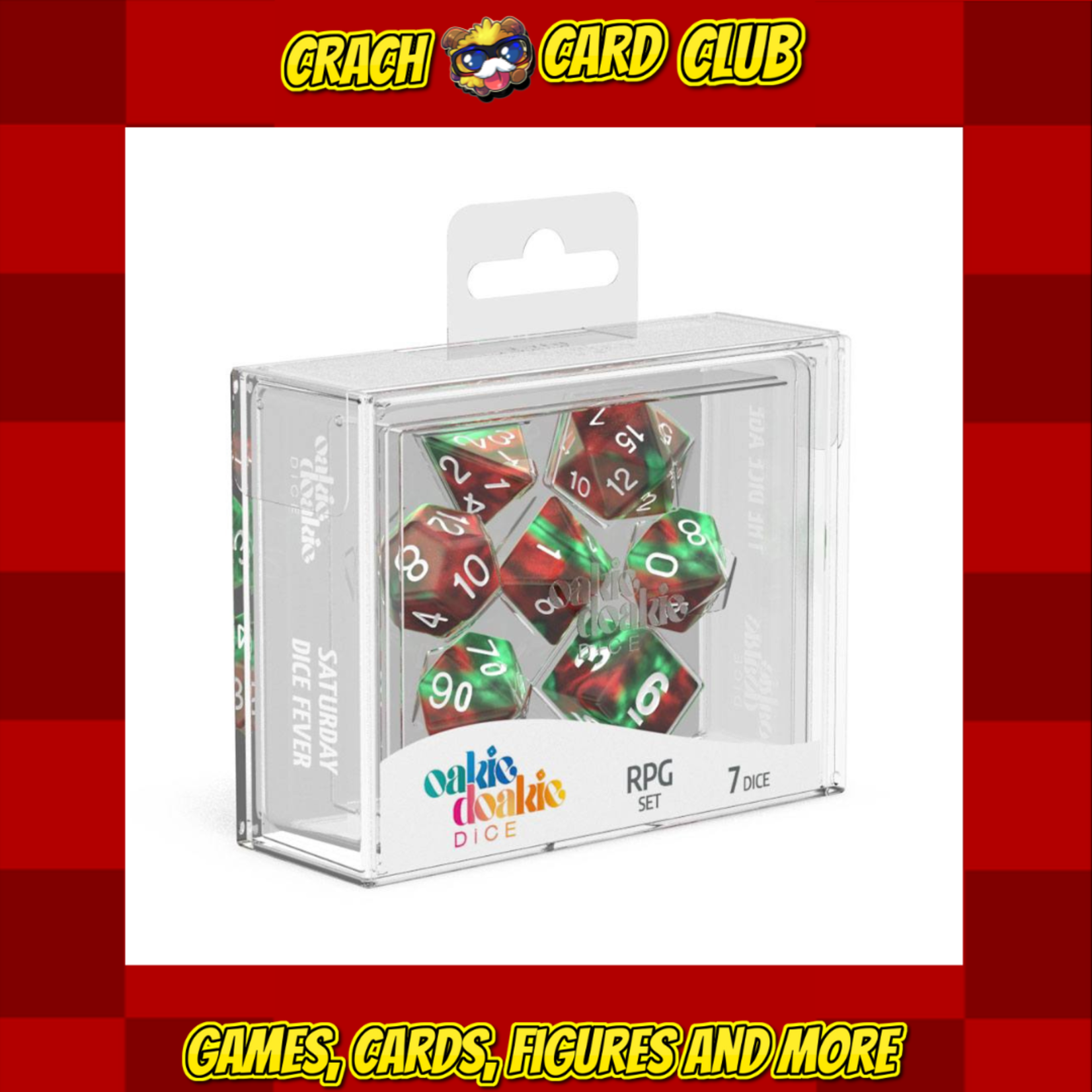 oakie doakie Oakie Doakie Dice RPG Set Gemidice - Bloody Jungle (7)