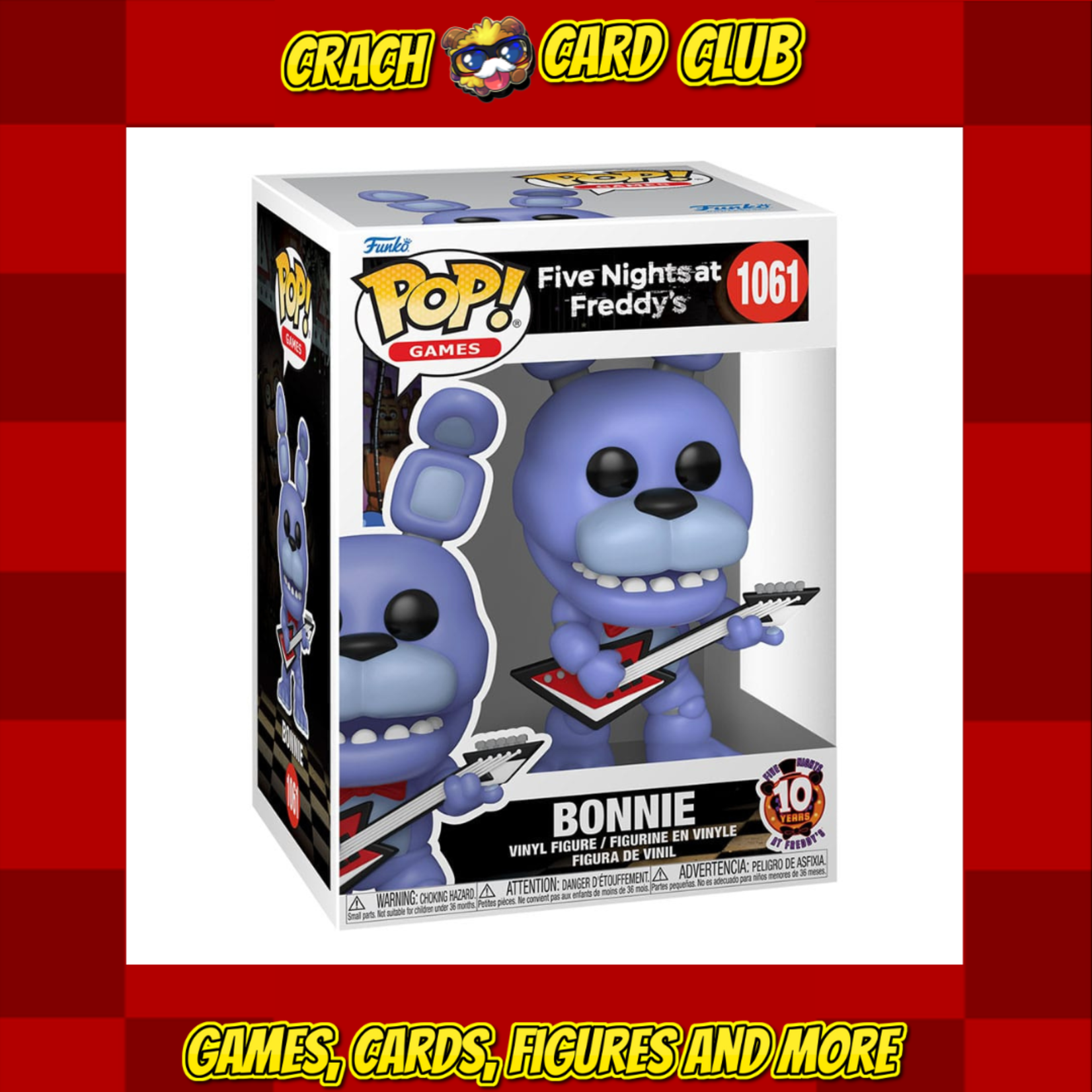 FNAF Five Nights at Freddy's POP! Vinyl Figure 10th Anniversary - Bonnie 9 cm