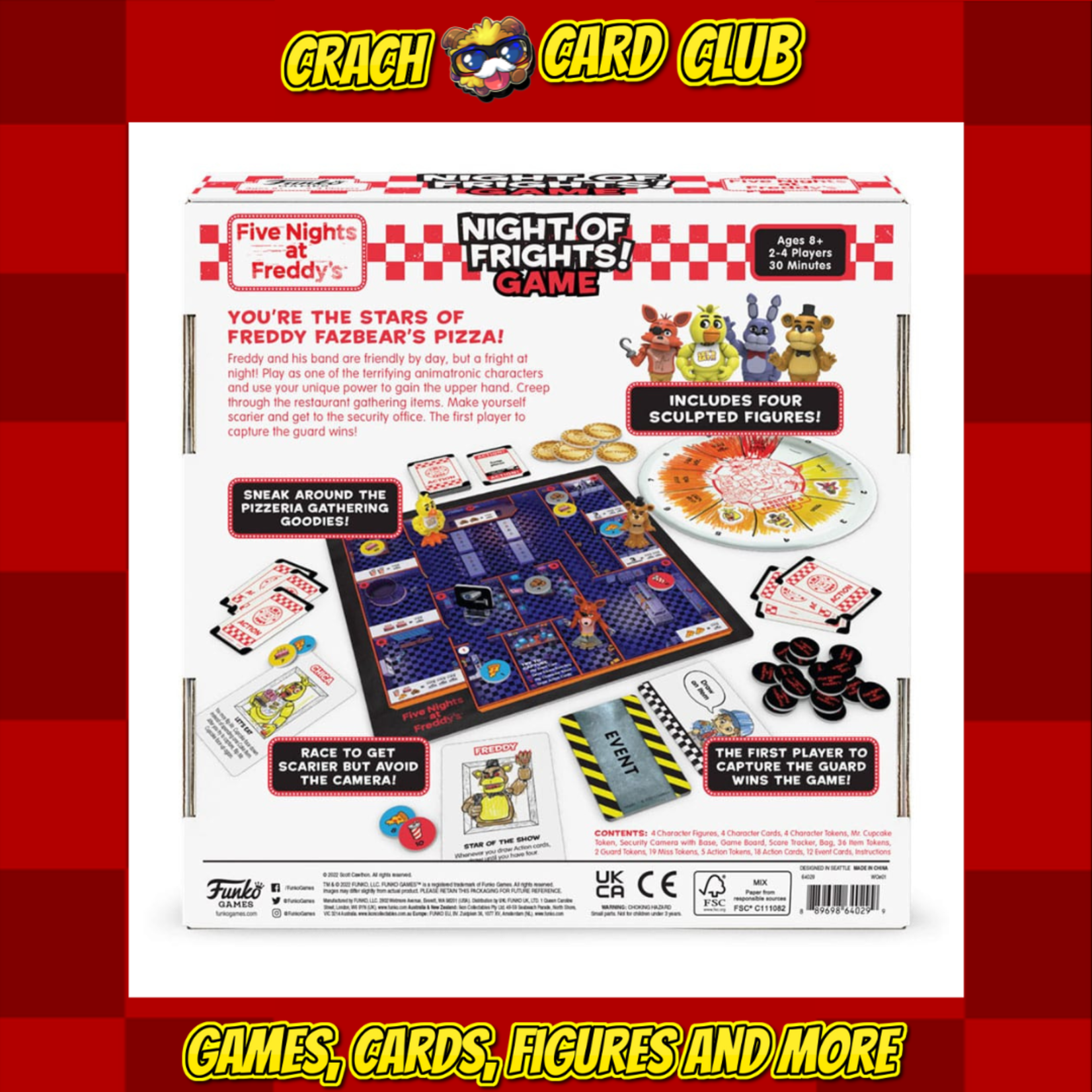 FNAF Five Nights at Freddy's Board Game Night of Frights