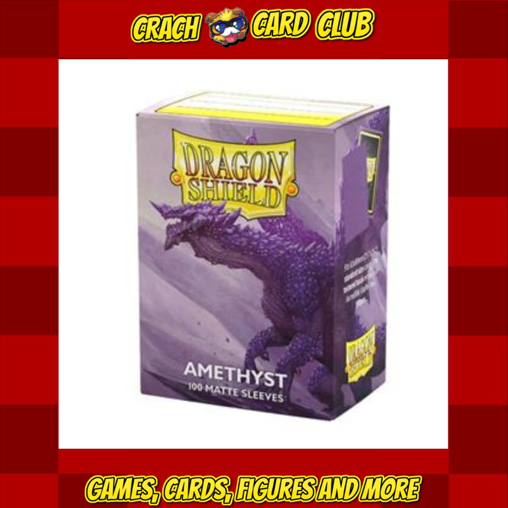 Dragon Shield Dragon Shield Standard Matte Sleeves - Amethyst (100 Sleeves)