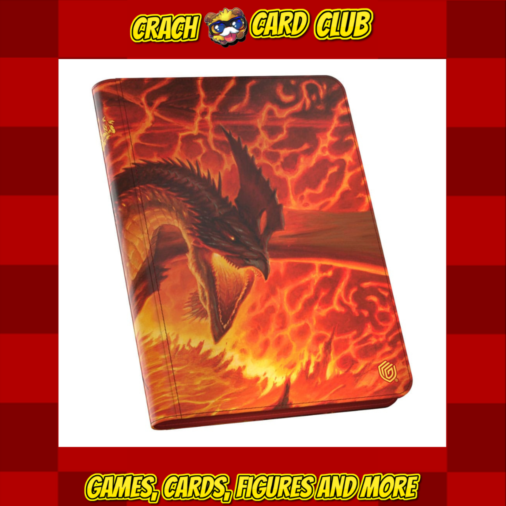 ultimate guard Ultimate Guard Zipfolio 360 Xenoskin Magic: The Gathering "Tarkir: Dragonstorm" - Magmatic Hellkite