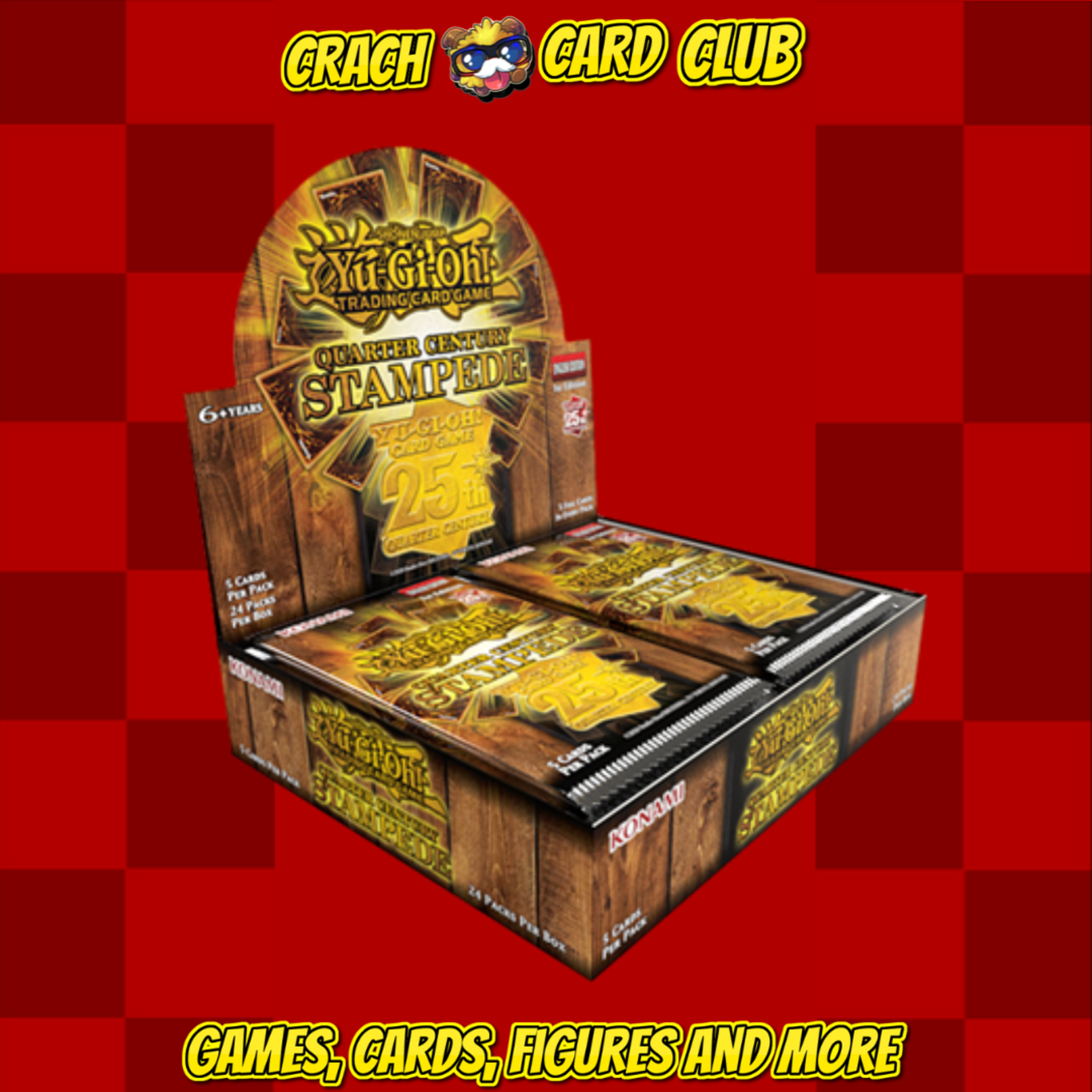 Yu-Gi-Oh! YGO - Quarter Century Stampede Booster Display (24 Packs) - EN