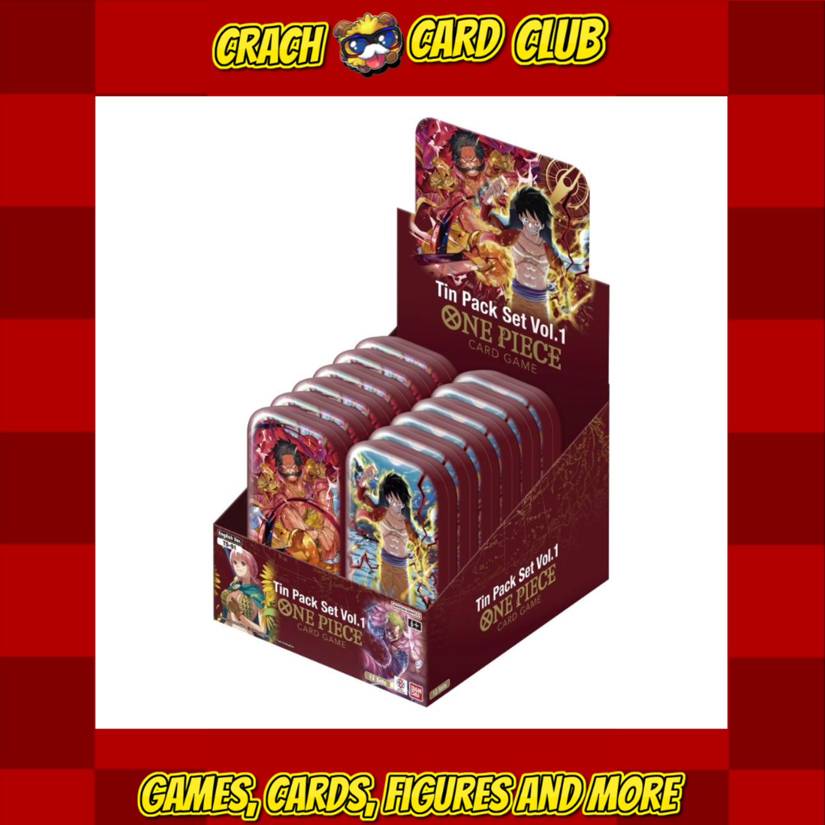 One Piece One Piece Card Game Tin Pack Set Vol.1 TS-01 2 kinds (1p)