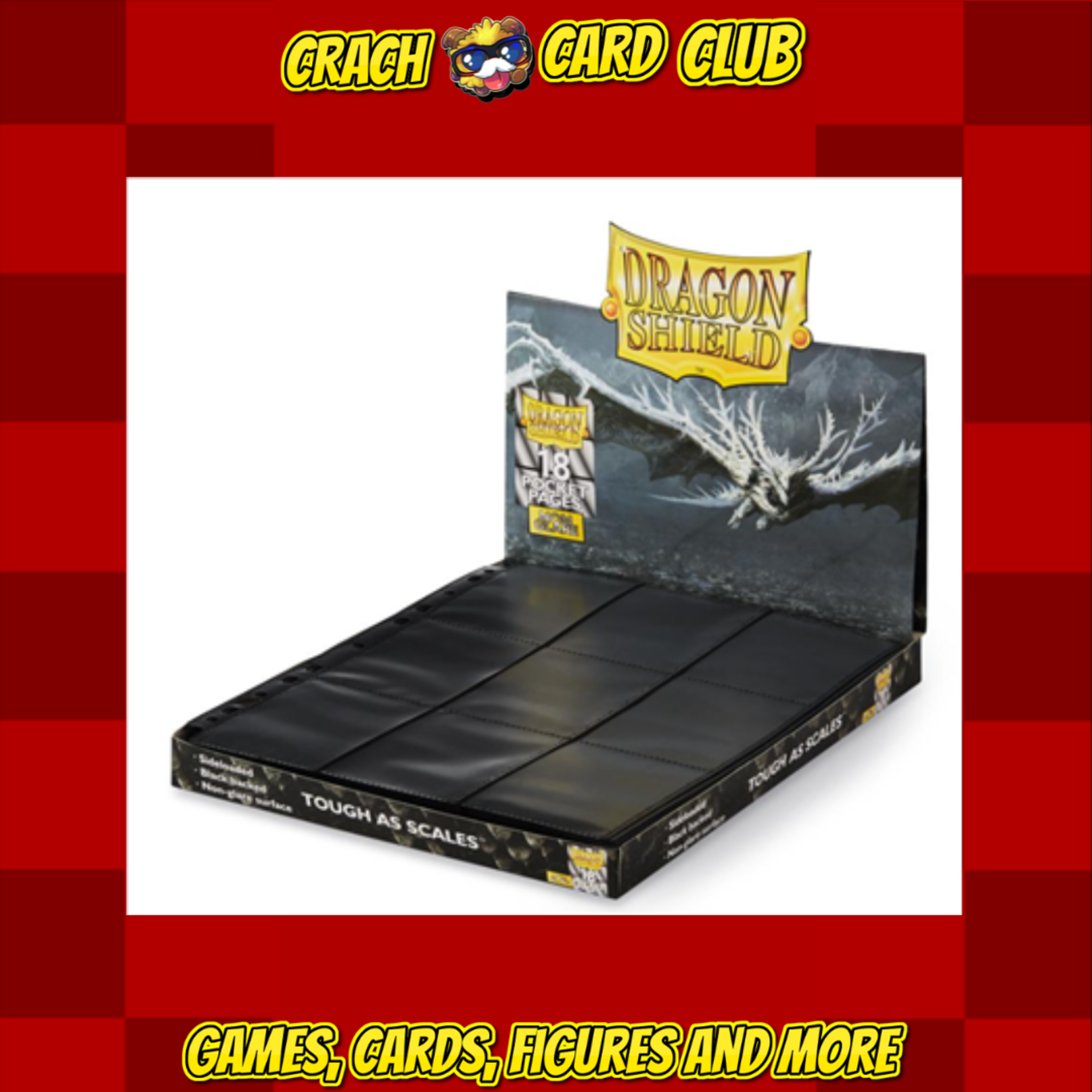 Dragon Shield Dragon Shield 18-Pocket NonGlare - Sideloader Pages Display (50 Pages)