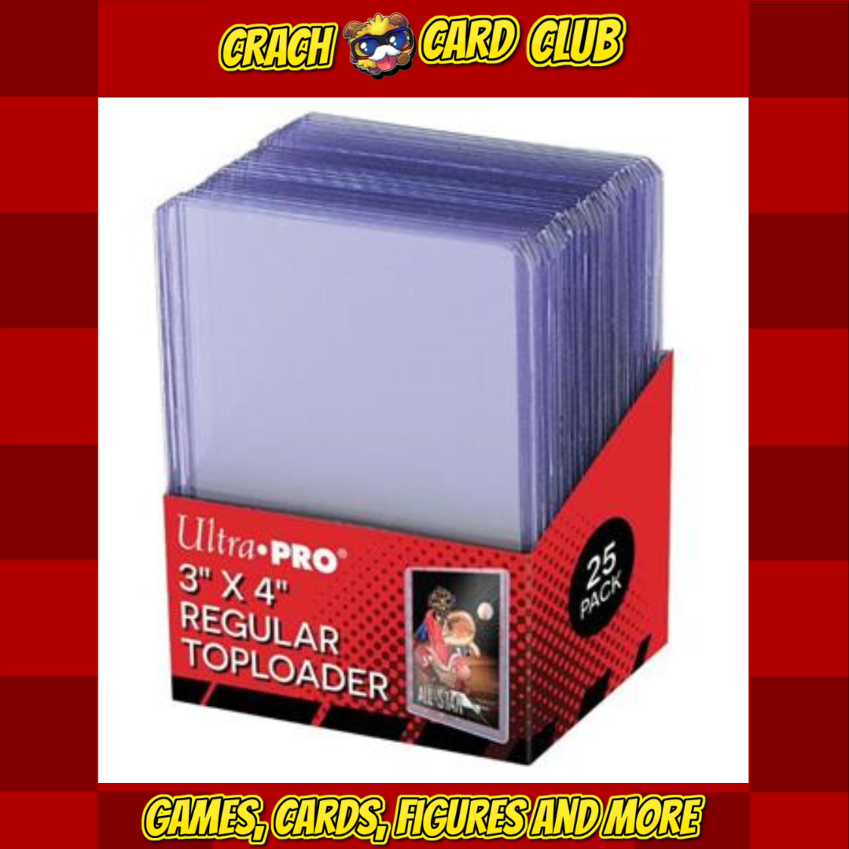 Ultra Pro UP - Toploader - 3" x 4" Clear Regular (25 pieces)
