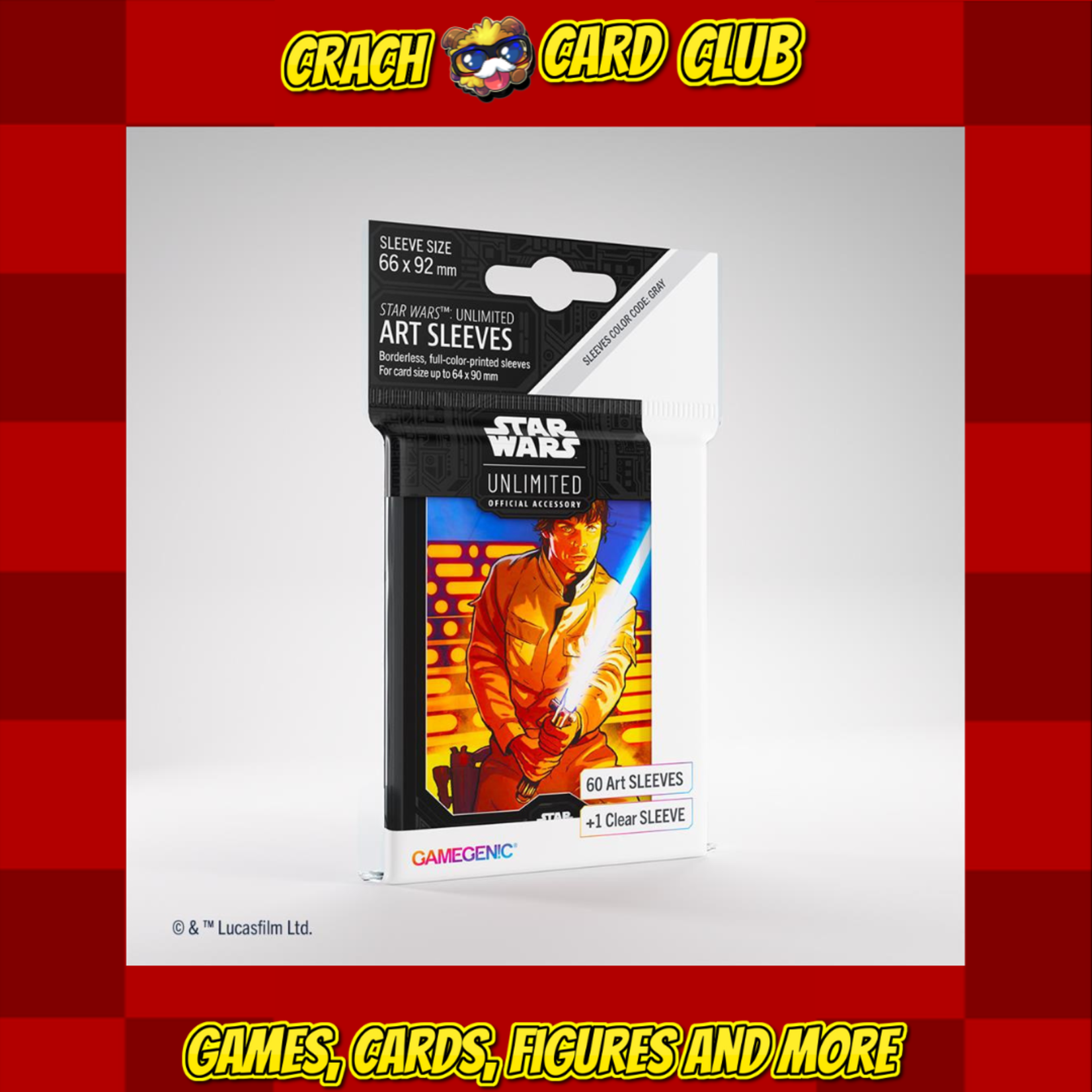 Gamegenic Gamegenic - Star Wars: Unlimited Art Sleeves - Luke Skywalker