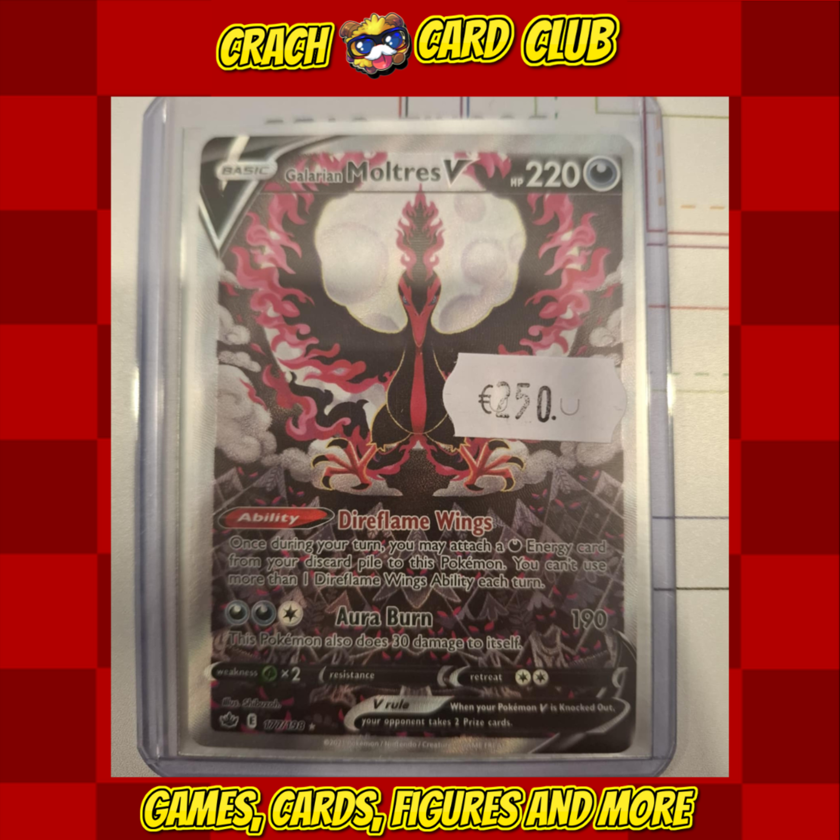 Pokemon Pokemon CG Single : Galarian Moltres V