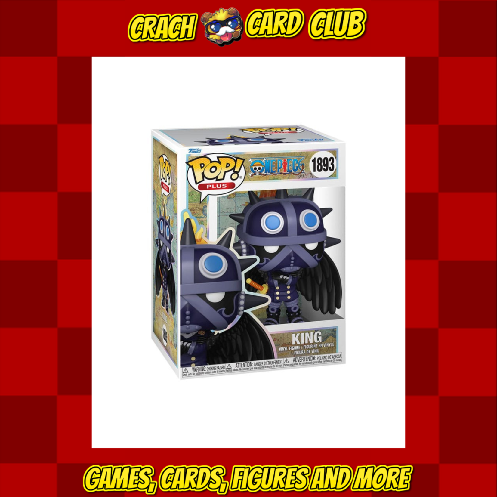 One Piece One Piece POP! Plus Animation Vinyl Figure King 9 cm