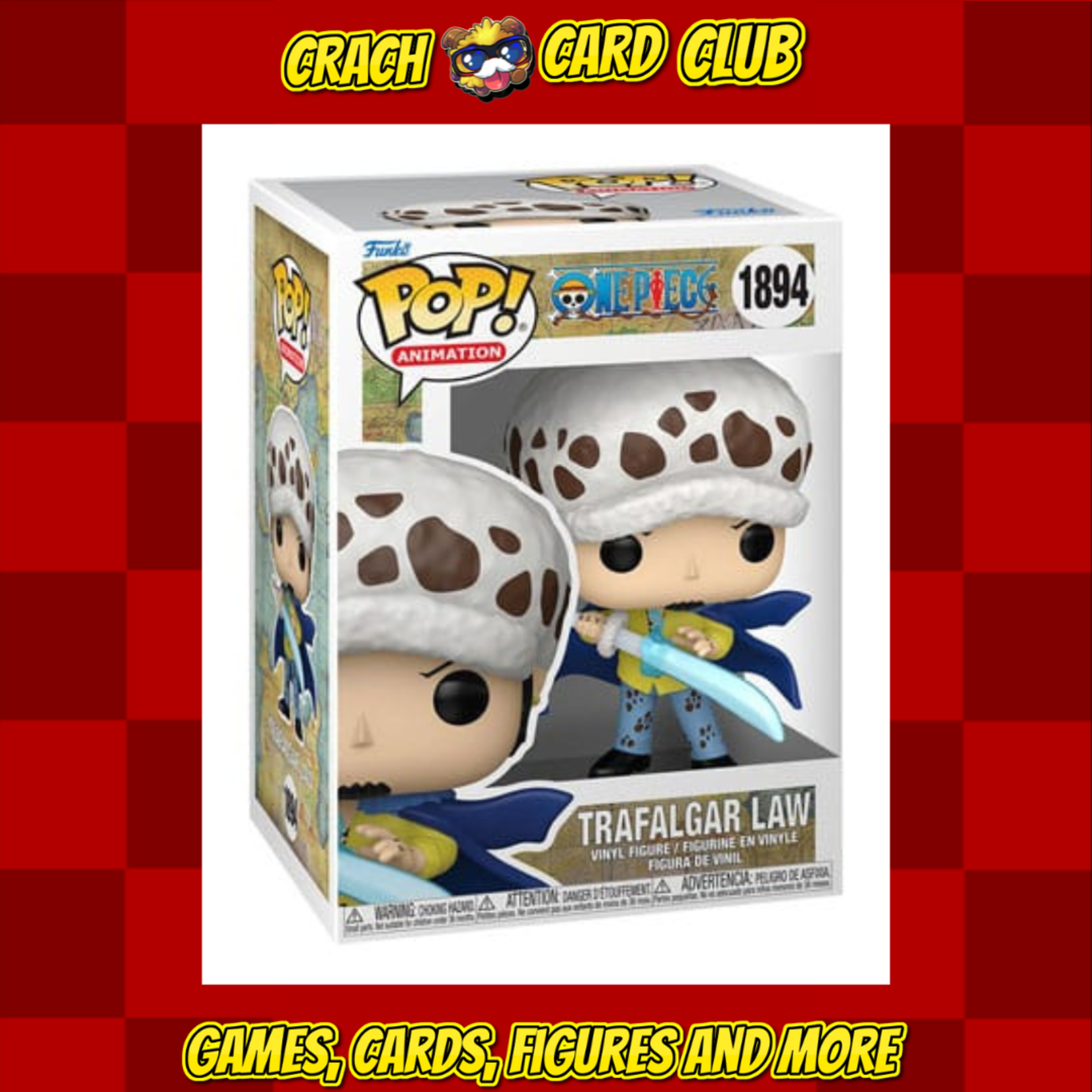 One Piece One Piece POP! Animation Vinyl Figure Trafalgar Law 9 cm