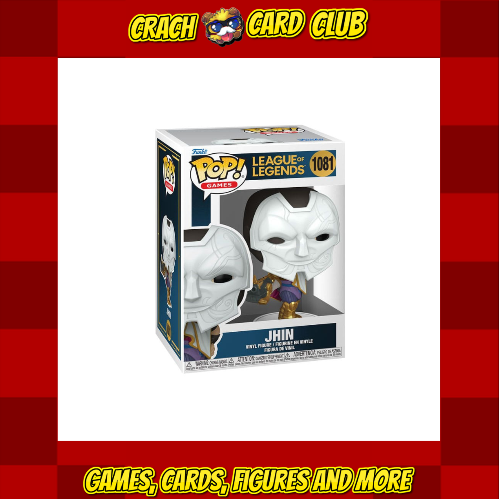 League of Legends League of Legends POP! Games Vinyl Figure Jhin 9 cm