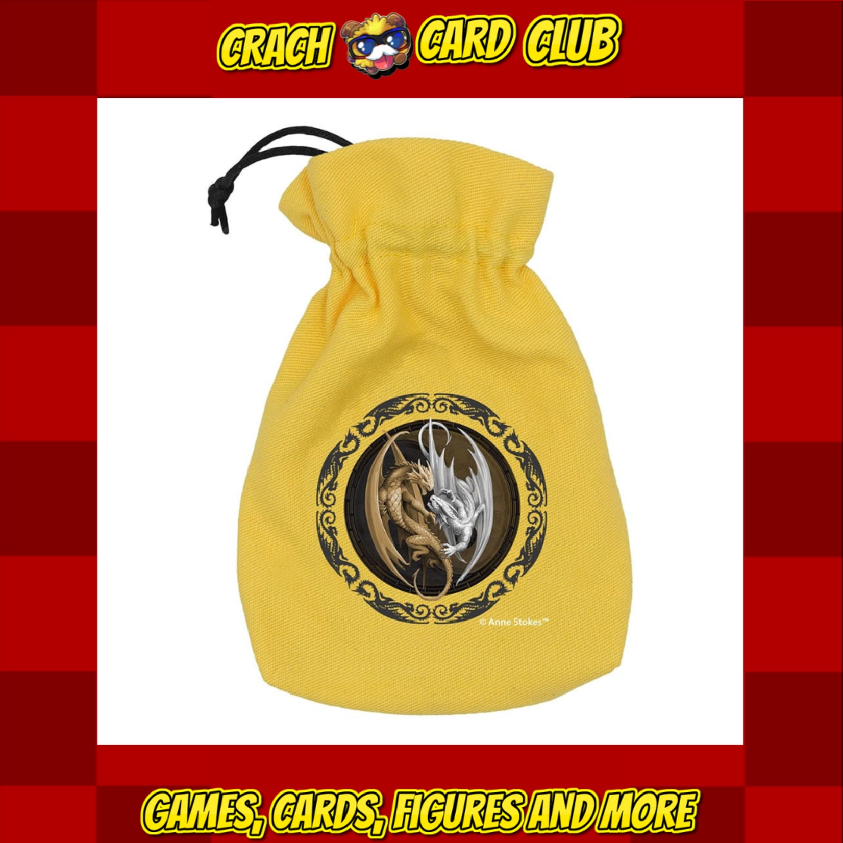 anne stokes Anne Stokes Dice Pouch Double Dragon