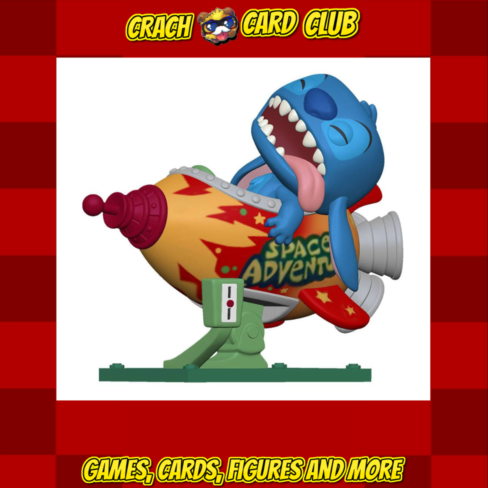 stitch Lilo & Stitch POP! Rides Vinyl Figure Stitch in Rocket 15 cm