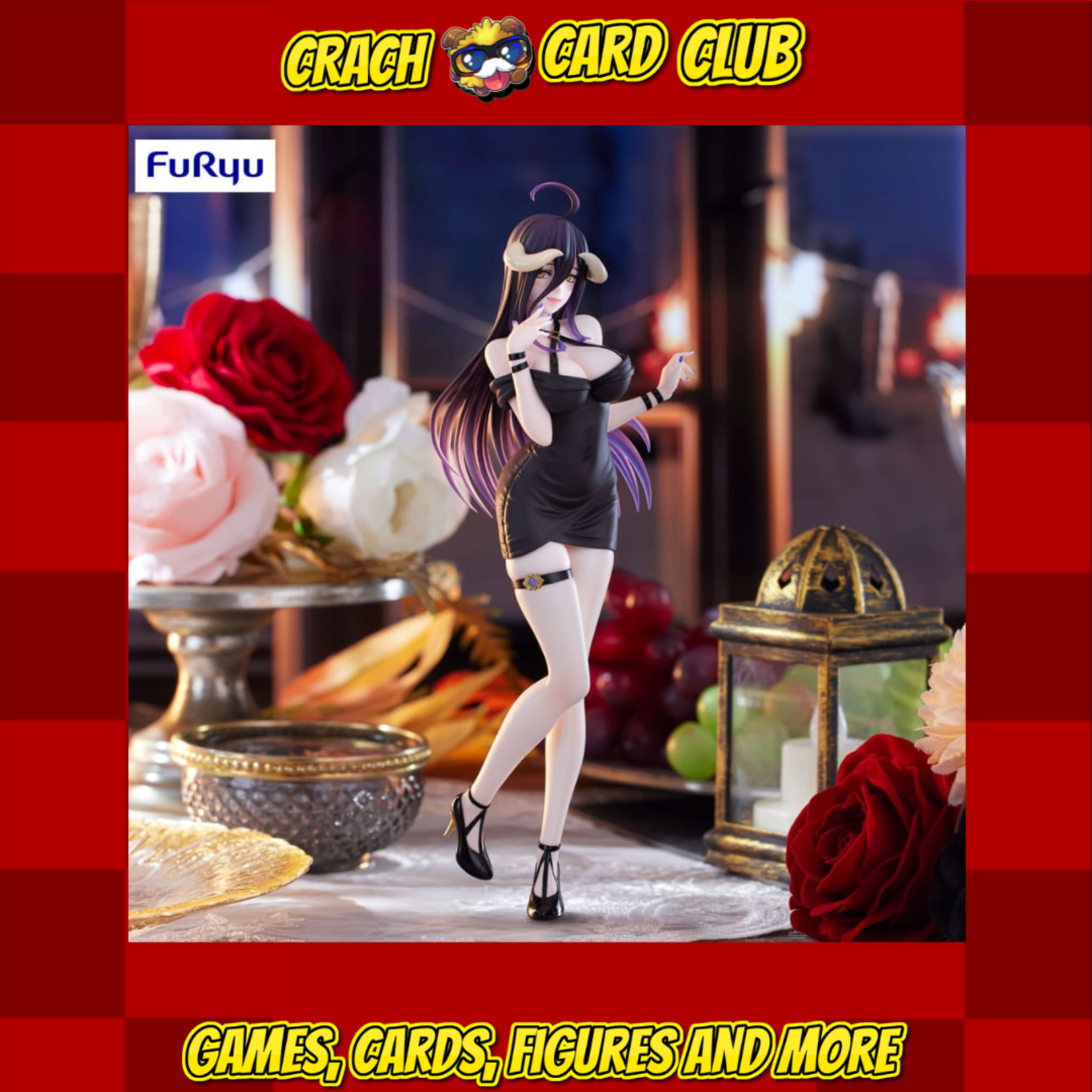overlord Overlord Trio-Try-iT PVC Statue Albedo Mini Dress Ver. 21 cm