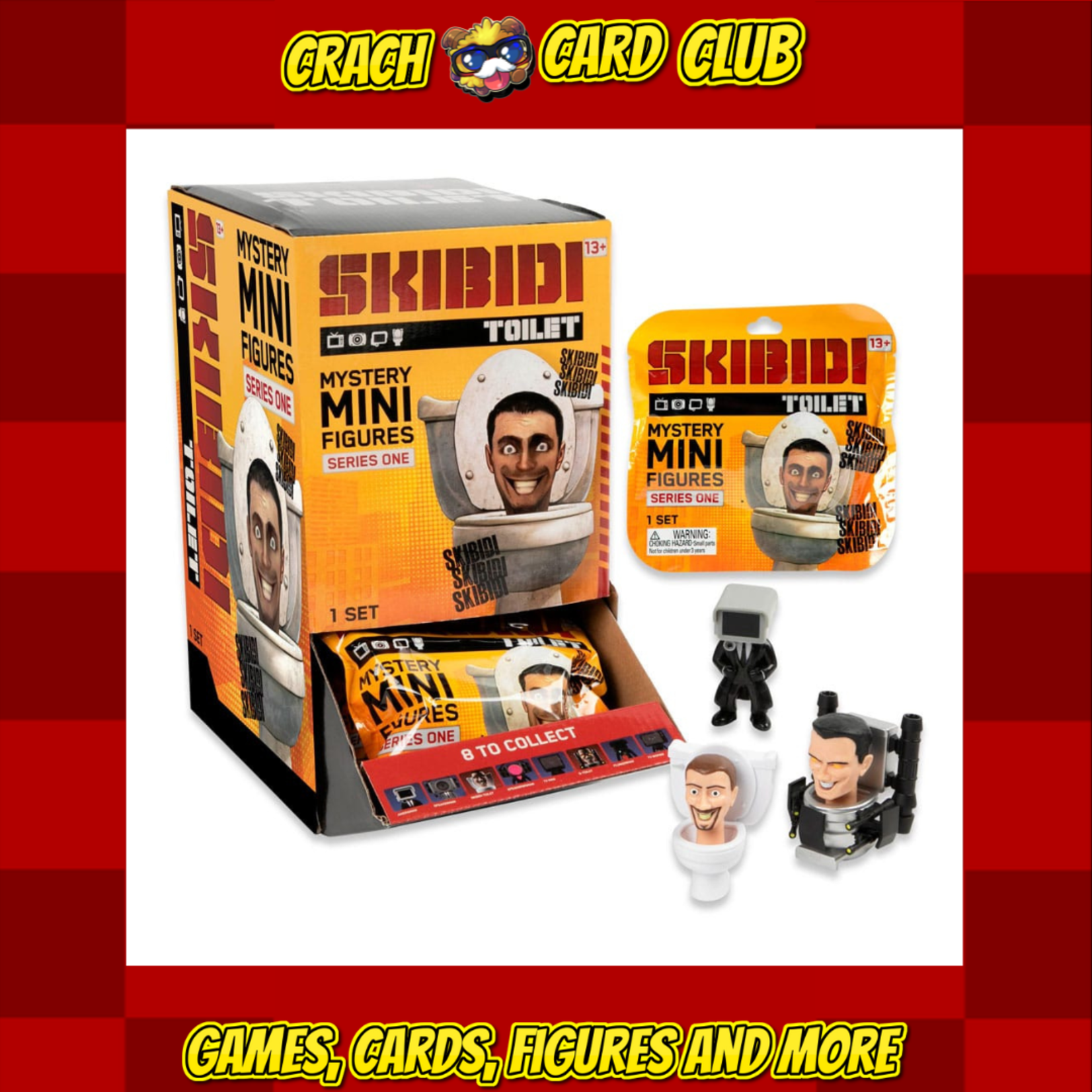 skibidi toilet Skibidi Toilet Minifigures 6 cm Series 1