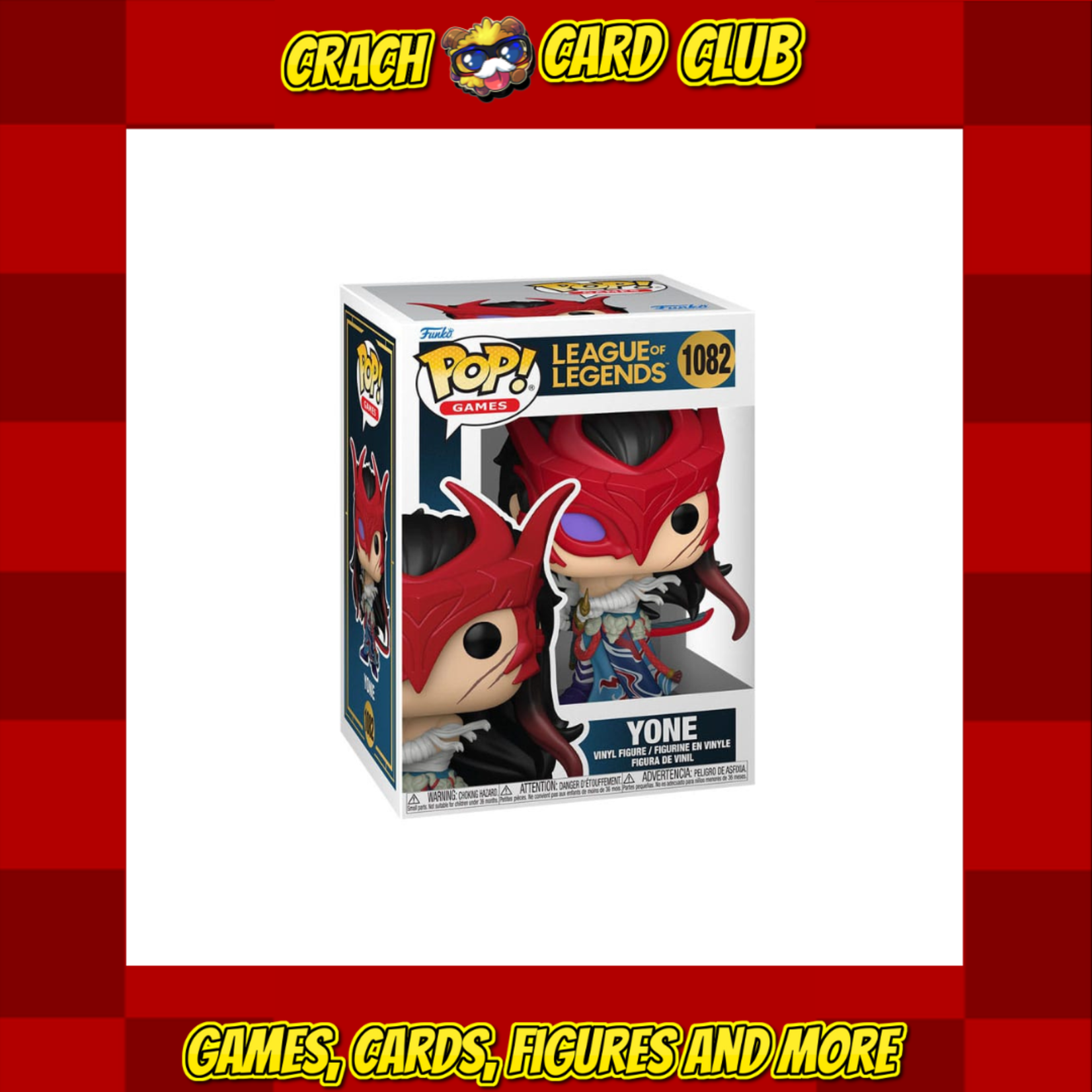 League of Legends League of Legends POP! Games Vinyl Figure Yone 9 cm