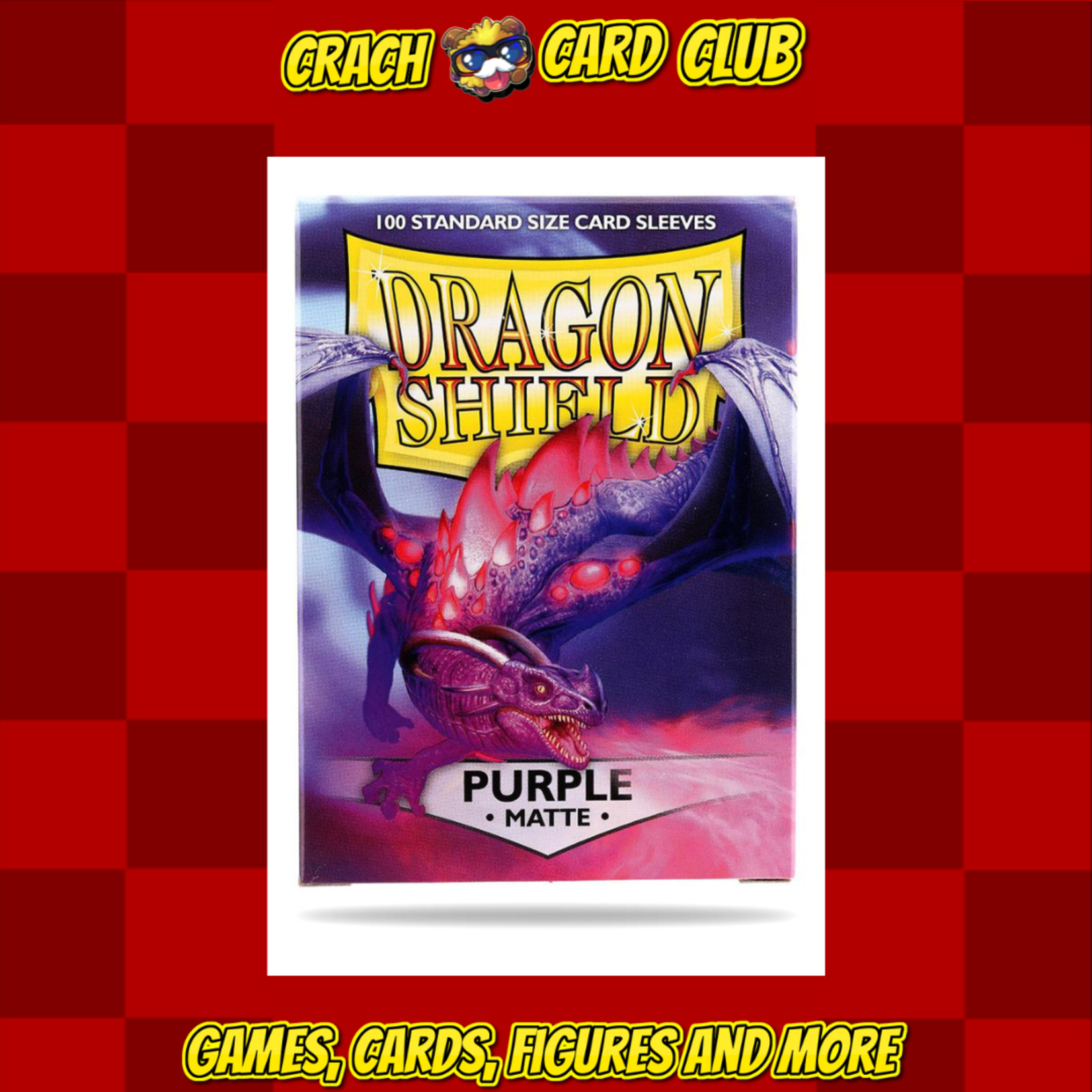 Dragon Shield Dragon Shield Standard Sleeves - Matte Purple (100 Sleeves)