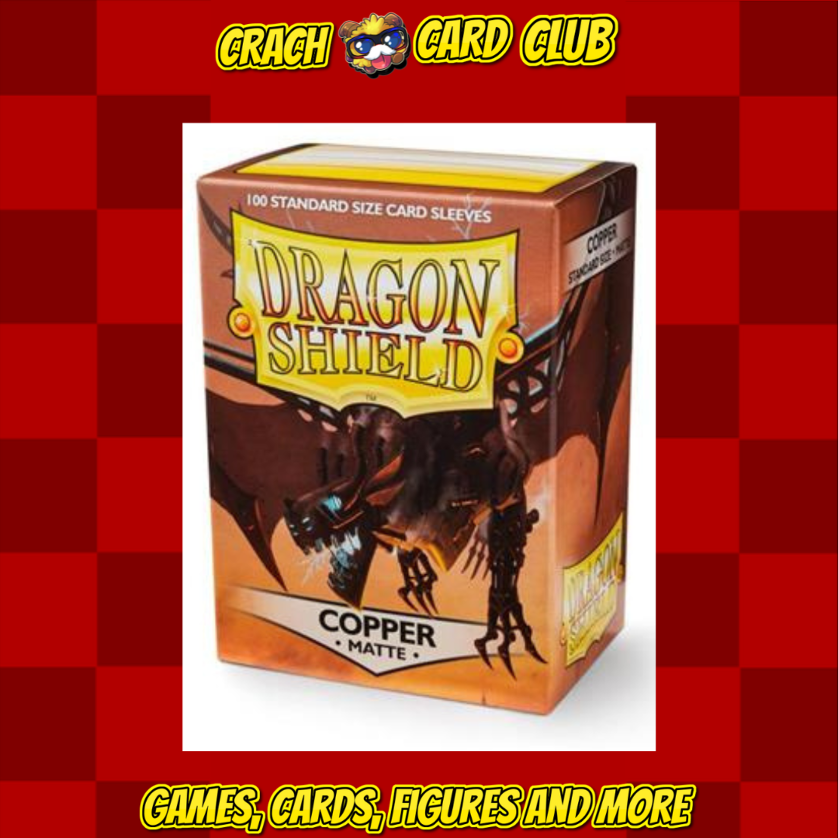 Dragon Shield Dragon Shield Standard Matte Sleeves - Copper 'Draco Primus' (100 Sleeves)