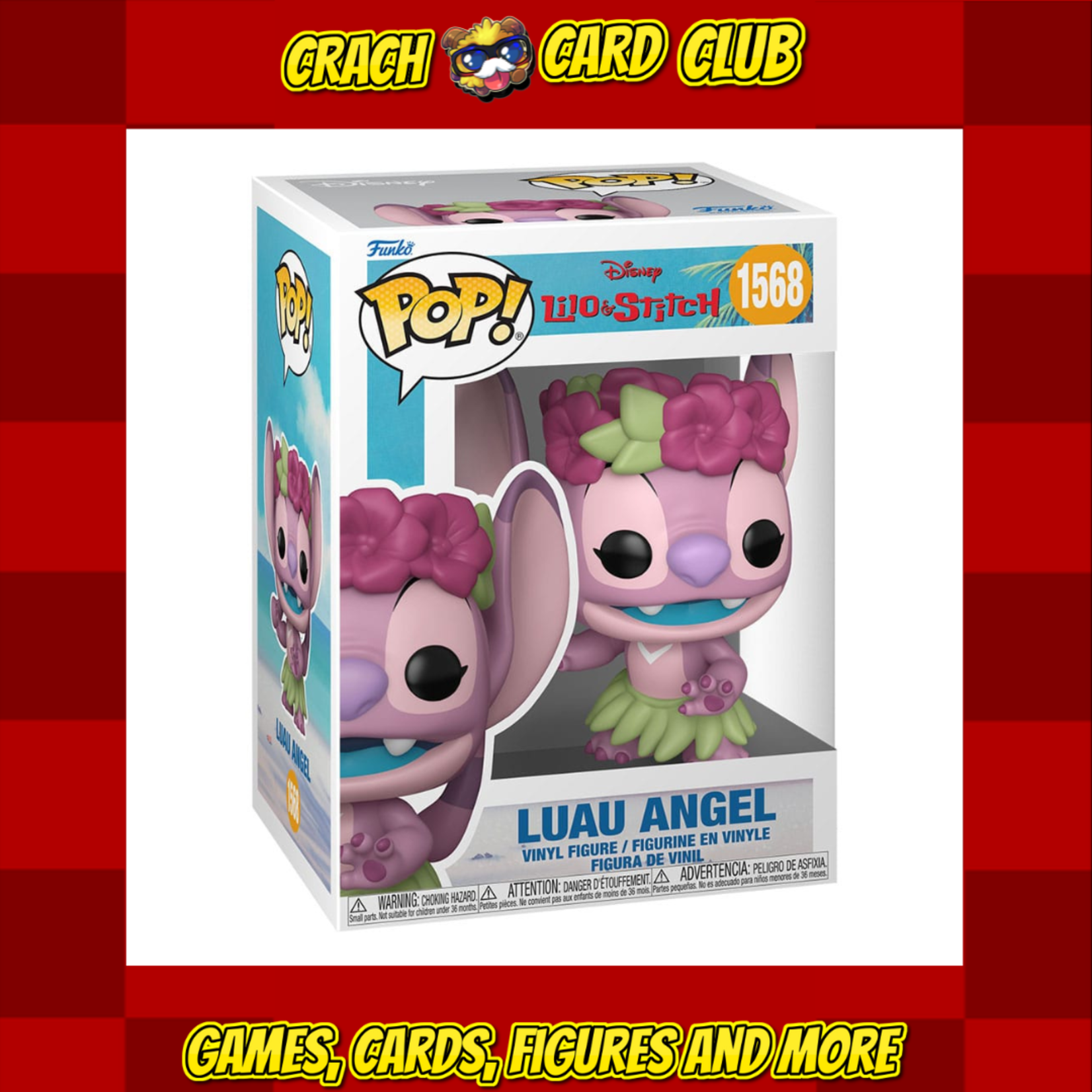 stitch Lilo & Stitch POP! Vinyl Figure Luau Angel 9 cm