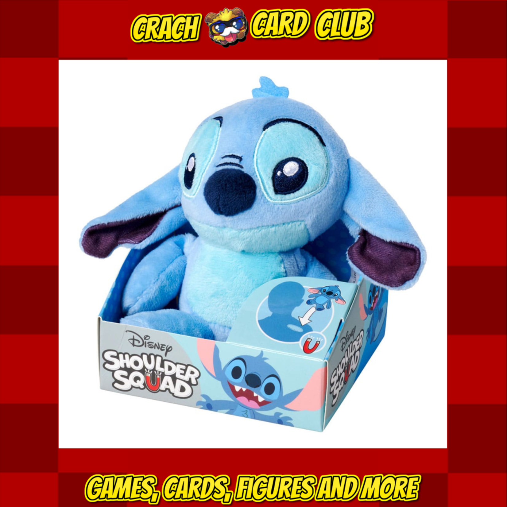 disney Lilo & Stitch Plush Figure Stitch Shoulder Rider 12 cm