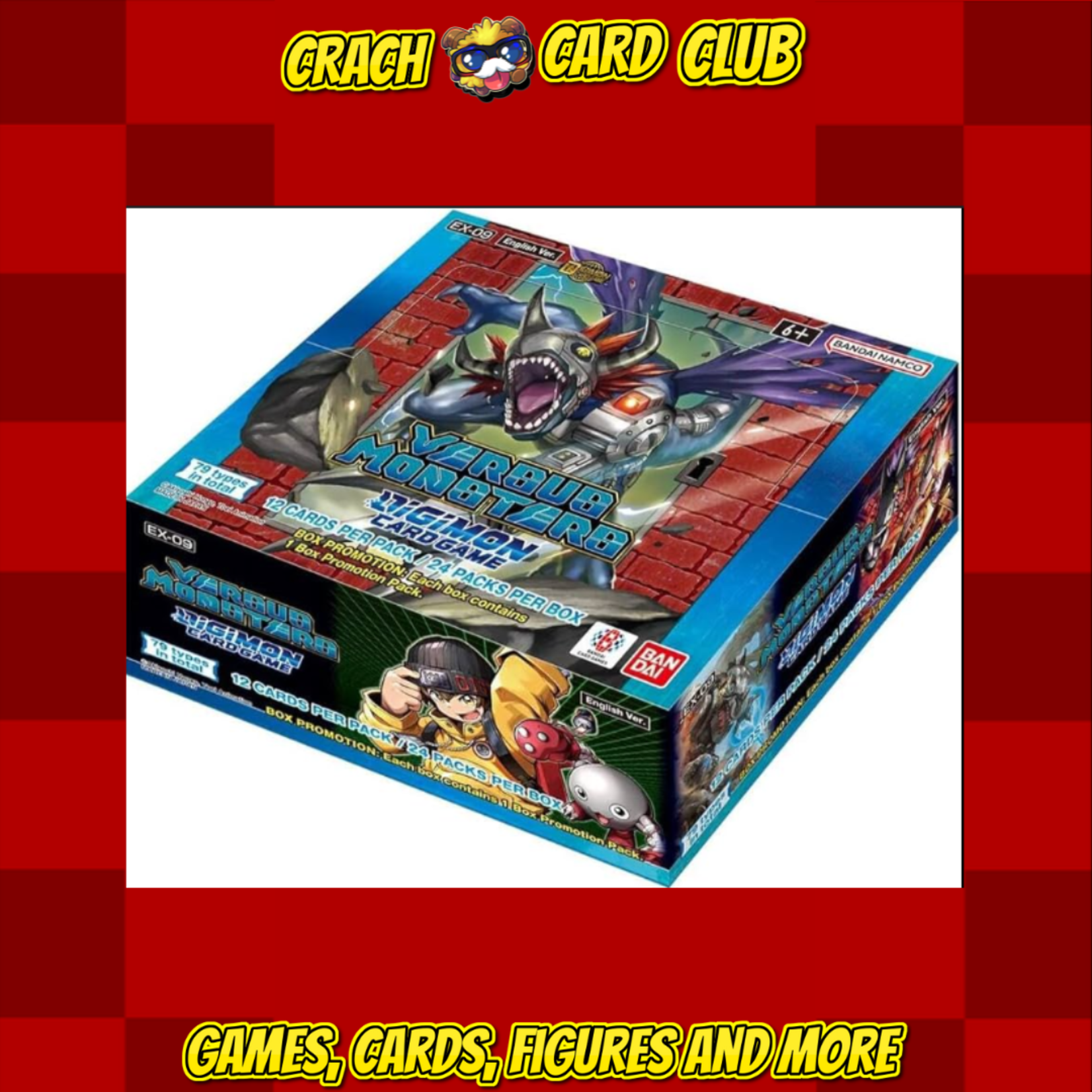 DIGIMON CG Digimon Card Game - Versus Monsters EX09 Extra Booster Display (24 Packs) - EN