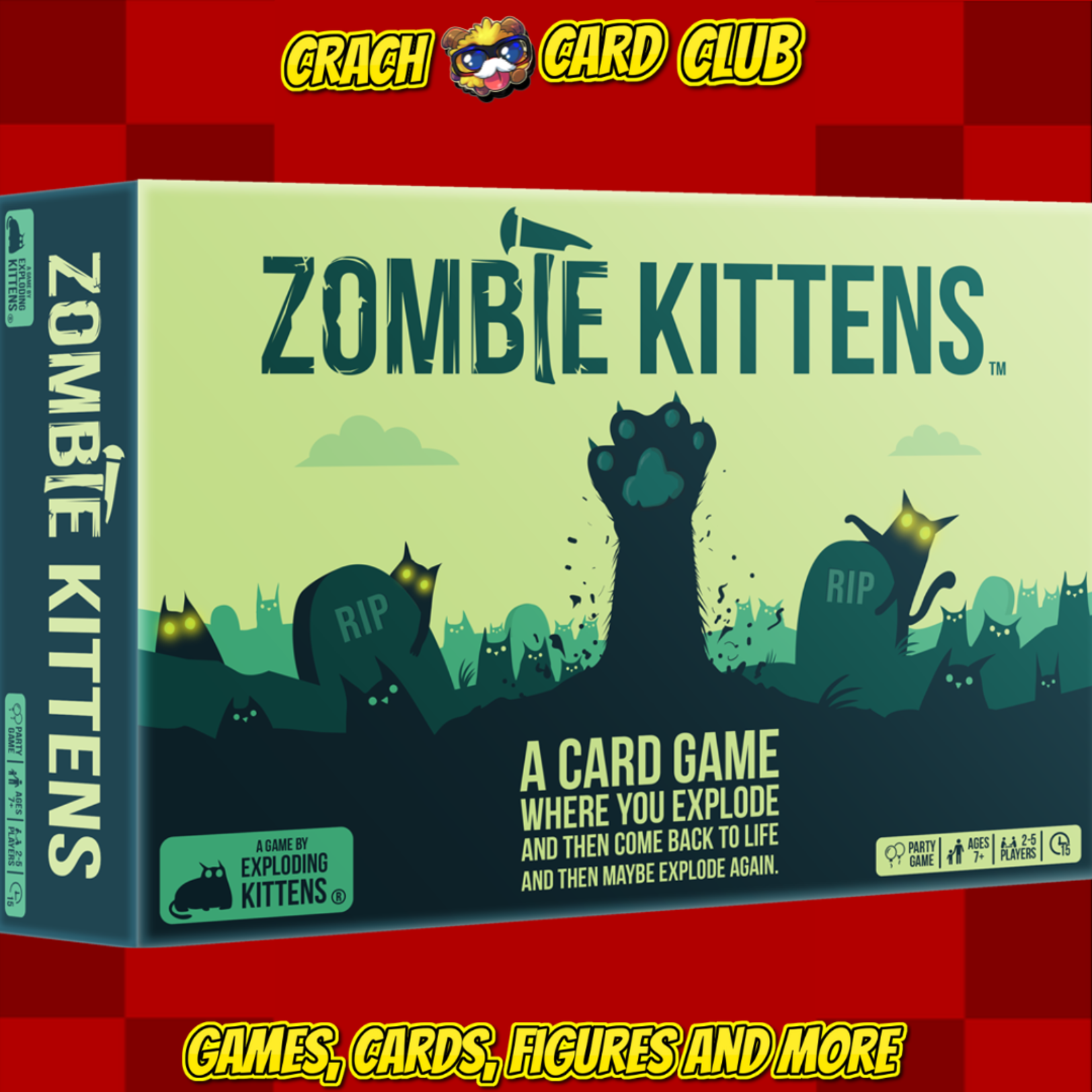 exploding kittens Zombie Kittens  - ENG