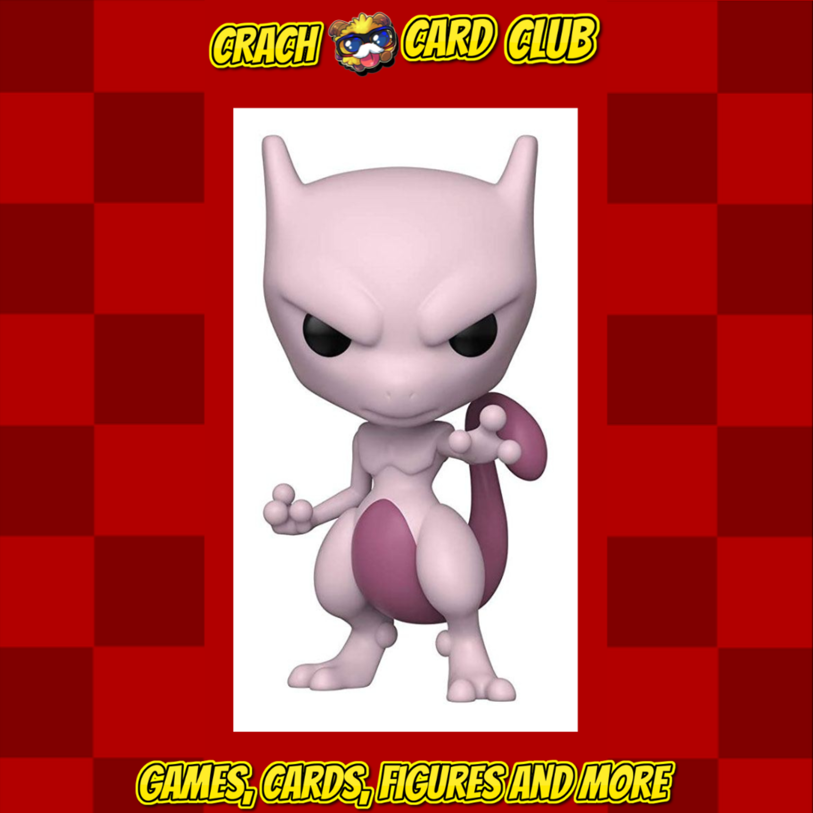 FUNKO Pokemon POP! Games Vinyl Figure Mewtwo 9 cm