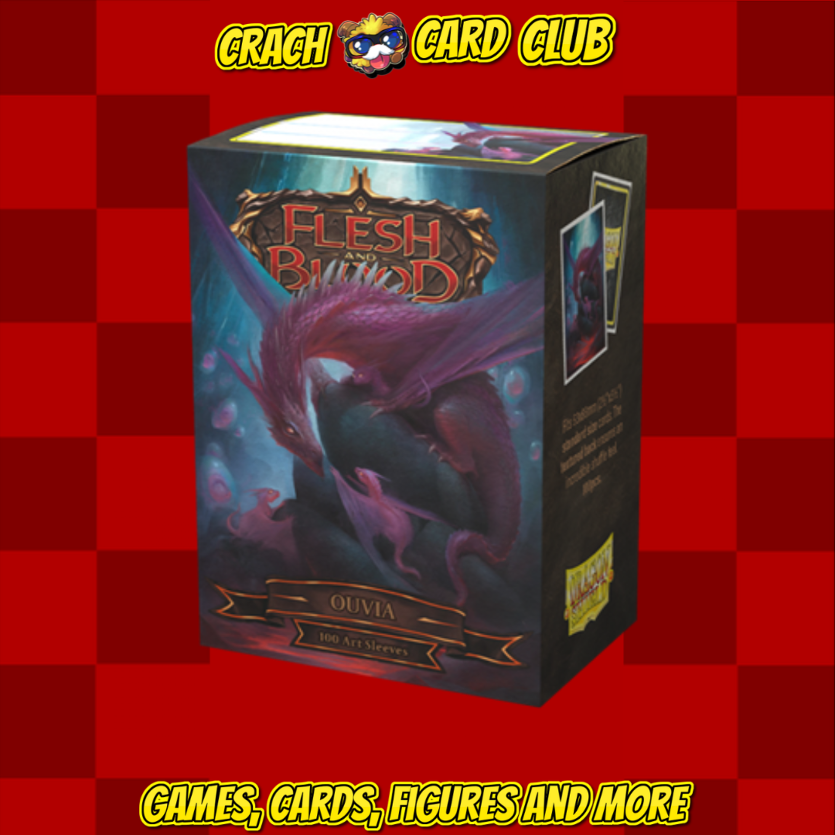 Dragon Shield Dragon Shield Flesh and Blood License Standard Art Sleeves - Ouvia (100 Sleeves)