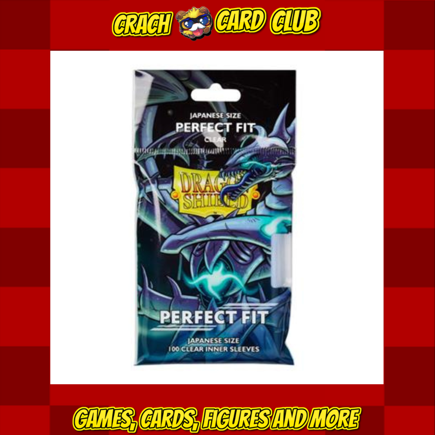 Dragon Shield Dragon Shield Japanese Size Perfect Fit Inner Sleeves - Clear Qyonshi (100 Sleeves)