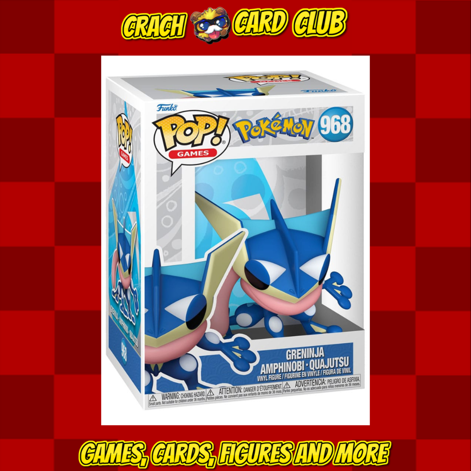 Pokemon Pokemon POP! Games Vinyl Figure Greninja(EMEA) 9 cm