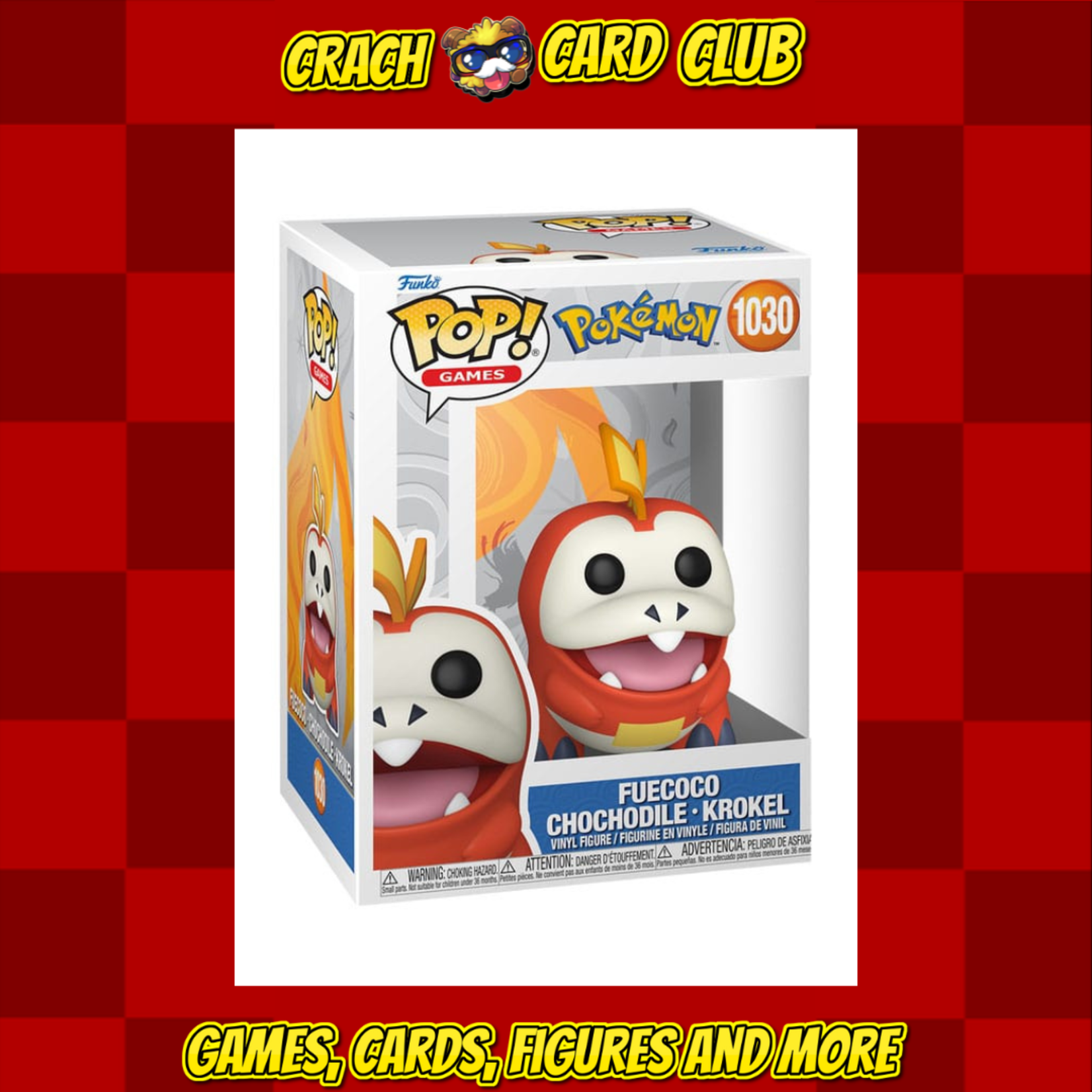 Pokemon Pokemon POP! Games Vinyl Figure Fuecoco 9 cm