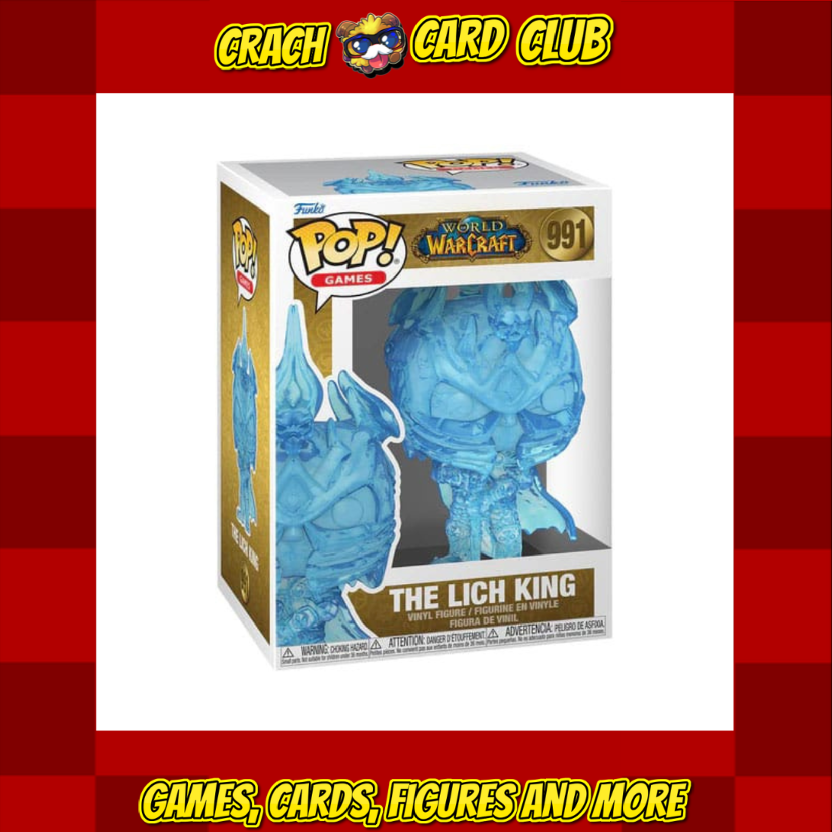 World of Warcraft Warcraft POP! Games Vinyl Figure Lich King 9 cm