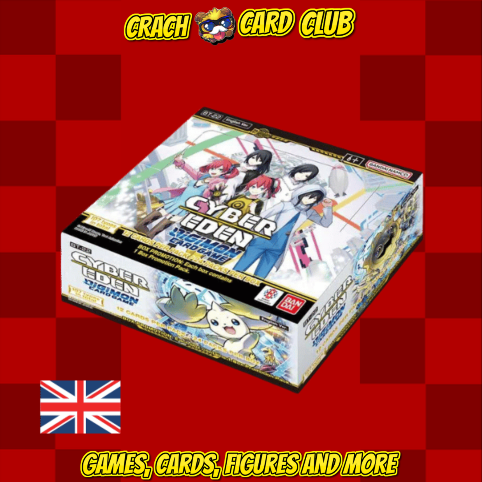 DIGIMON CG Digimon Card Game - Cyber Eden BT22 Booster Display (24 Packs) - EN