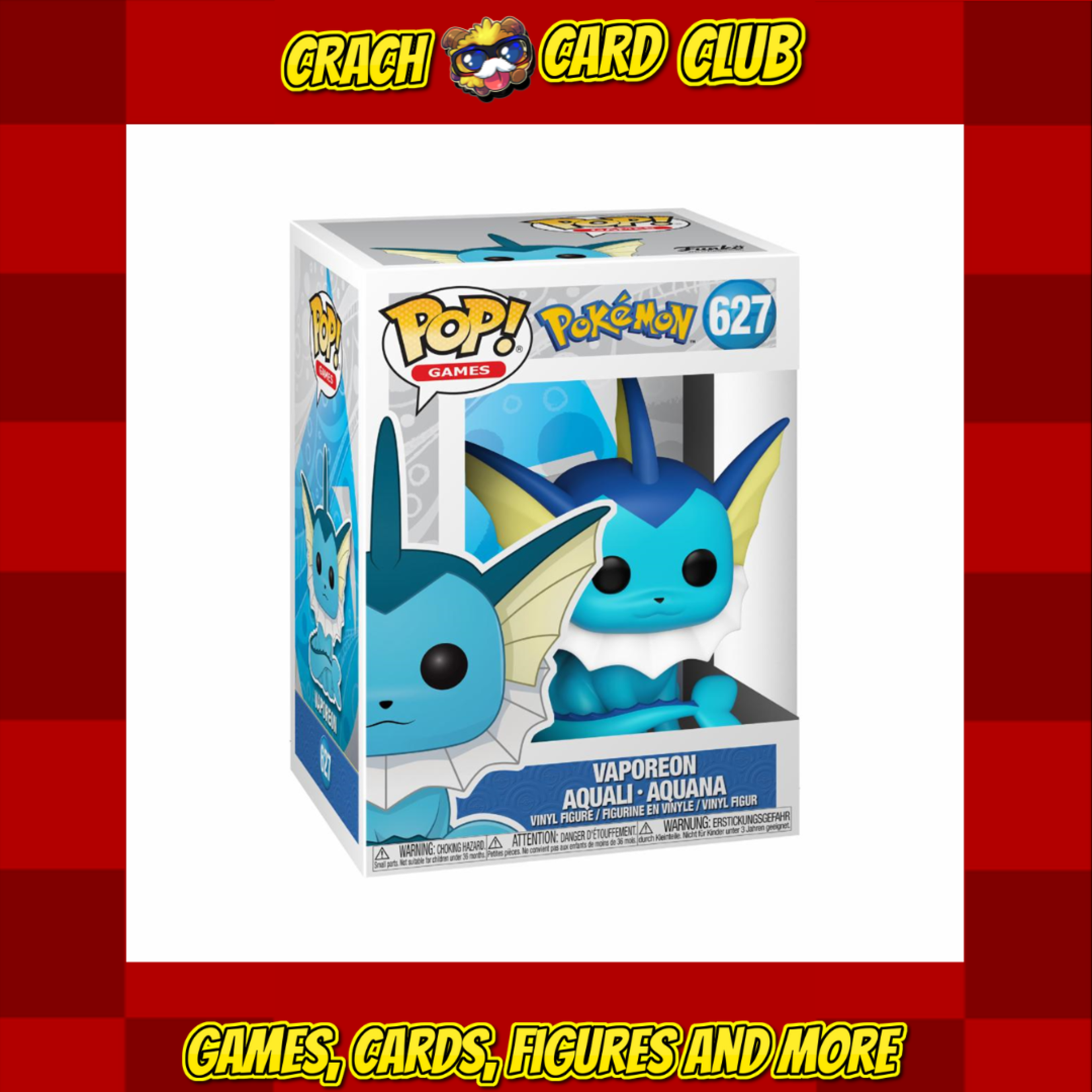 Pokemon Funko POP! Games: Pokemon - Vaporeon