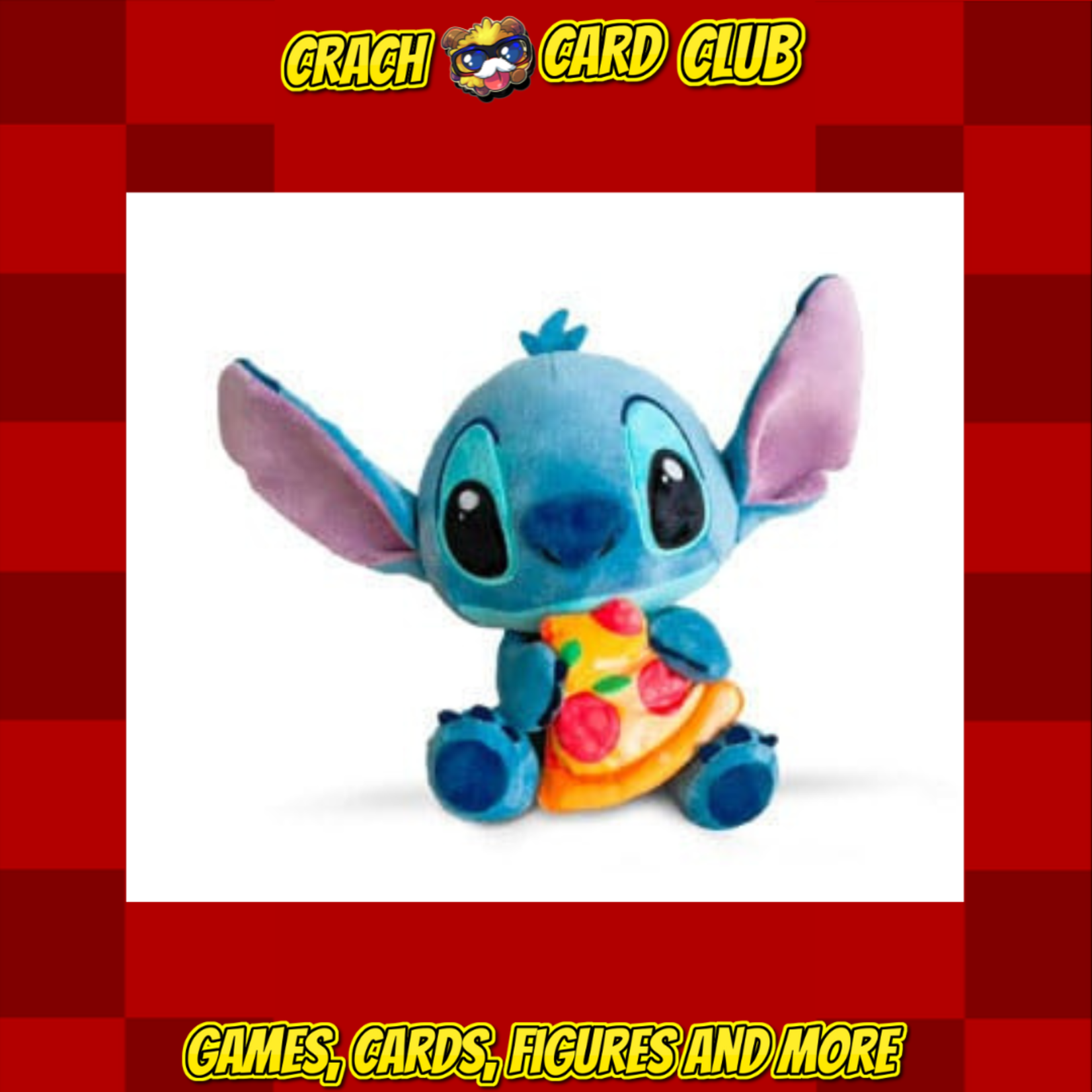 disney Lilo & Stitch Plush Figure Stitch with Pizza 25 cm