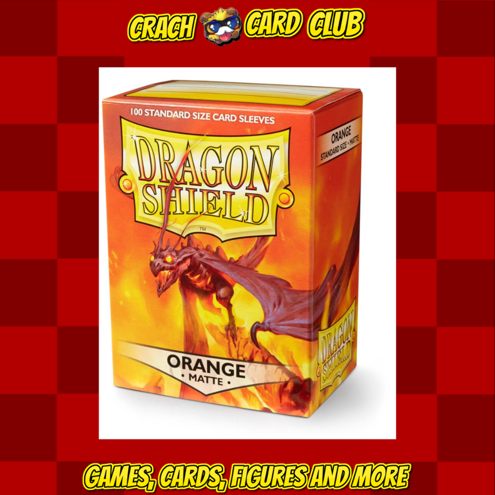 Dragon Shield Dragon Shield Standard Sleeves - Matte Orange (100 Sleeves)