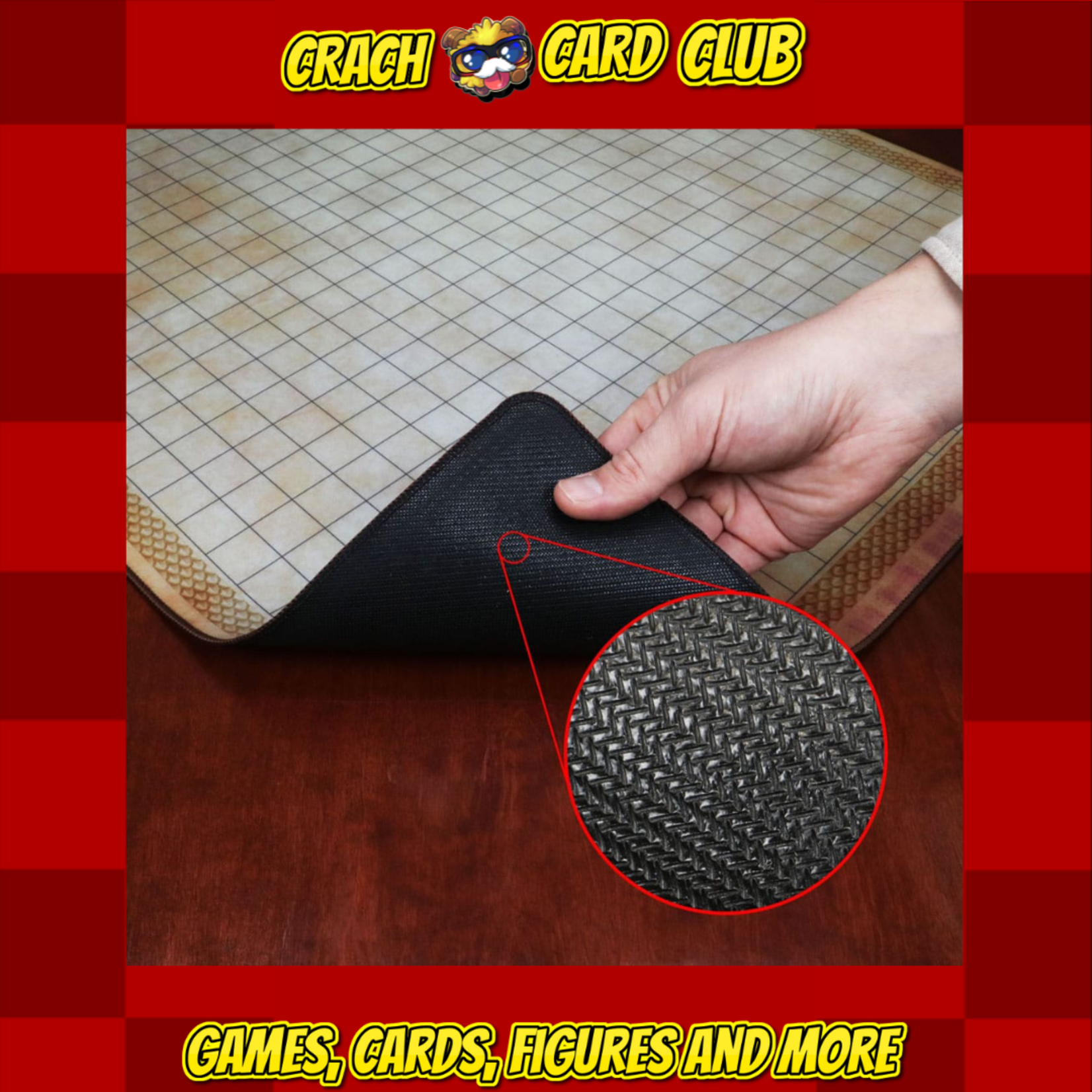 enhance Enhance RPG Series Grid Mat Deluxe Edition DnD Map