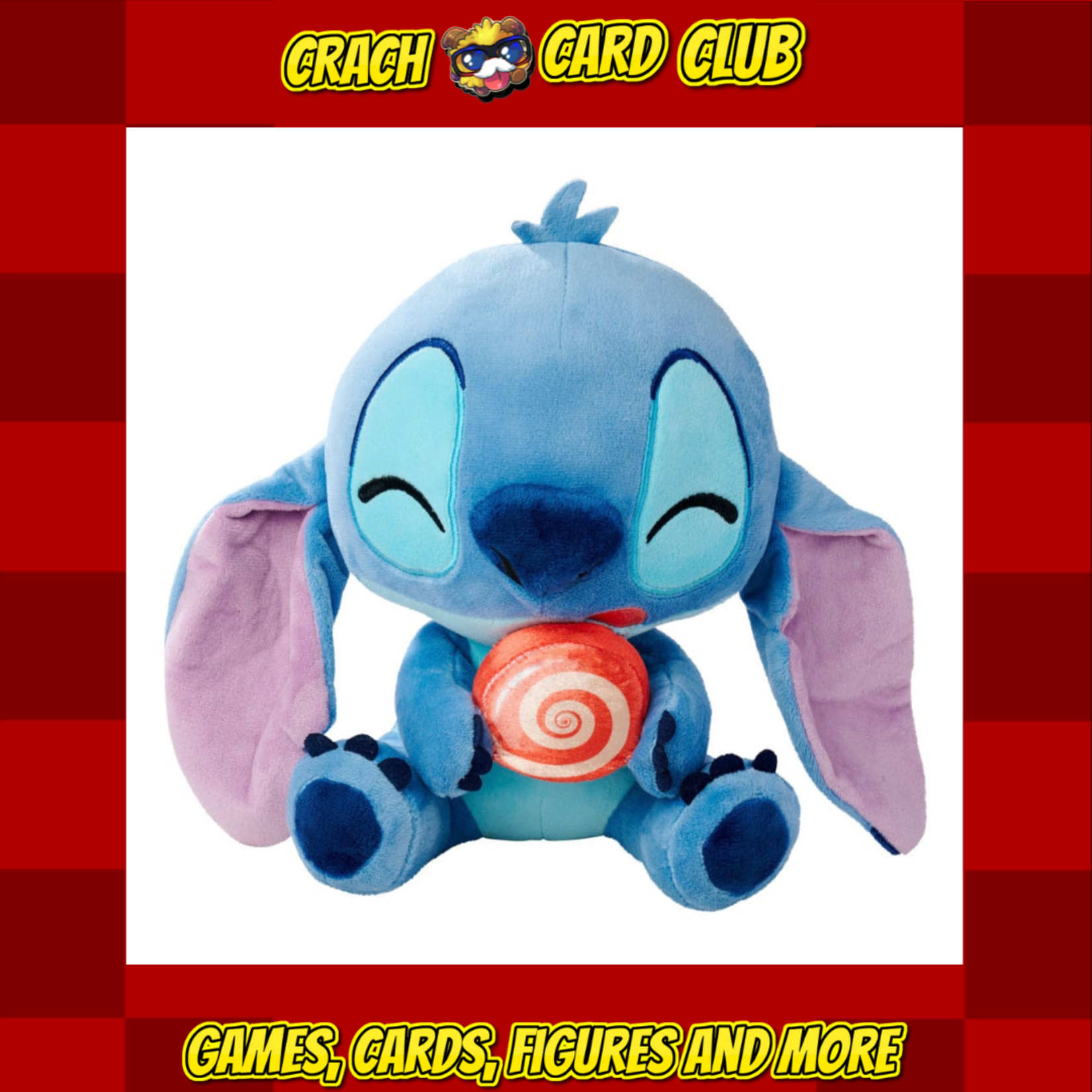 disney Lilo & Stitch Plush Figure Stitch with Lollipop 25 cm