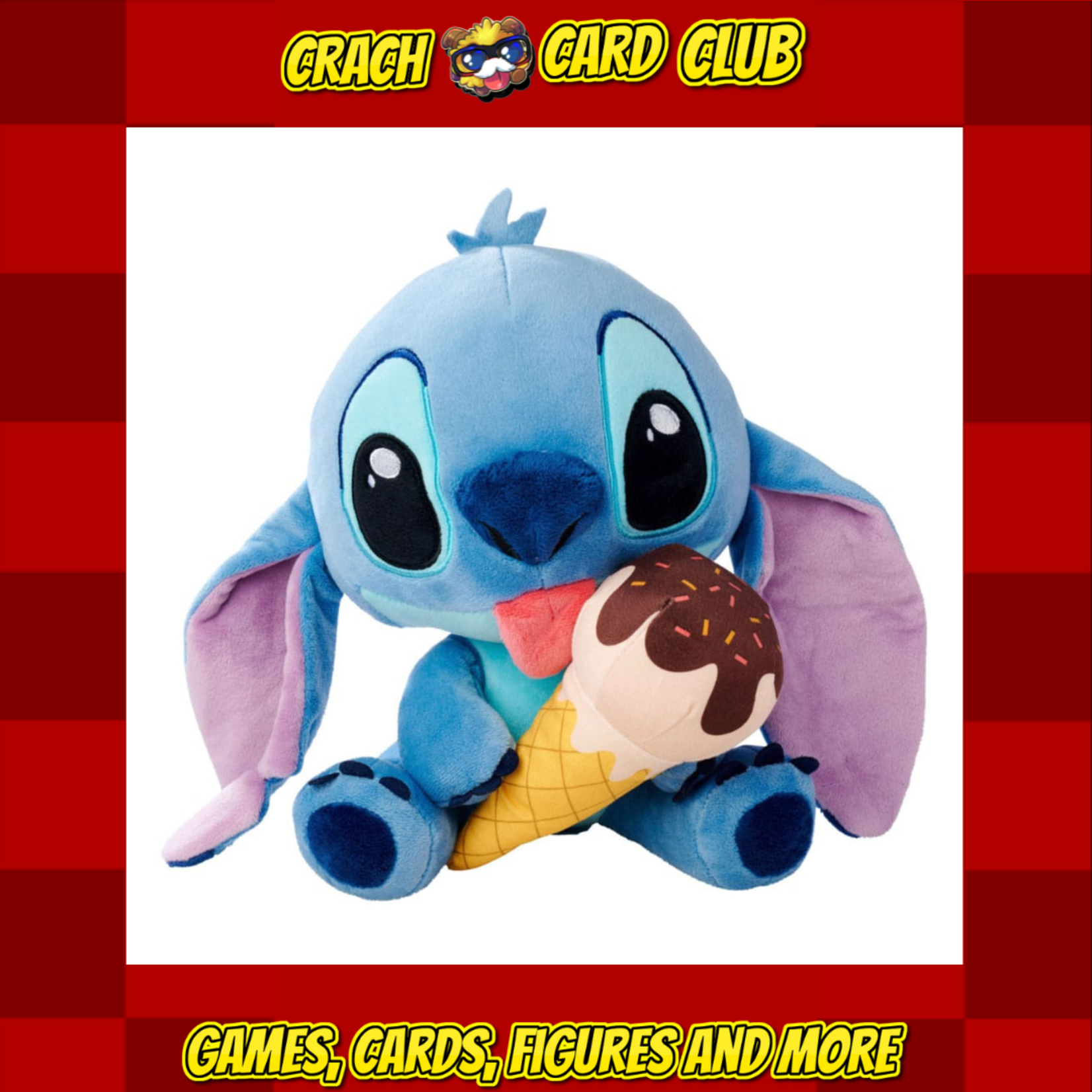 disney Lilo & Stitch Plush Figure Stitch with Icecream 25 cm